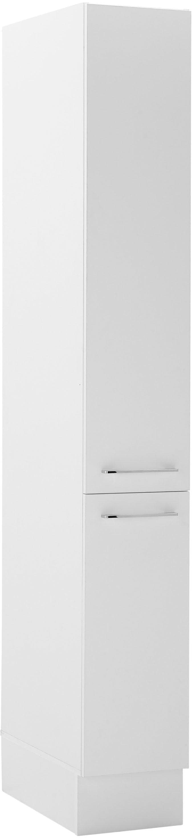 BASIC by Balculina Vorratsschrank Turin Weiß Matt Holzwerkstoff