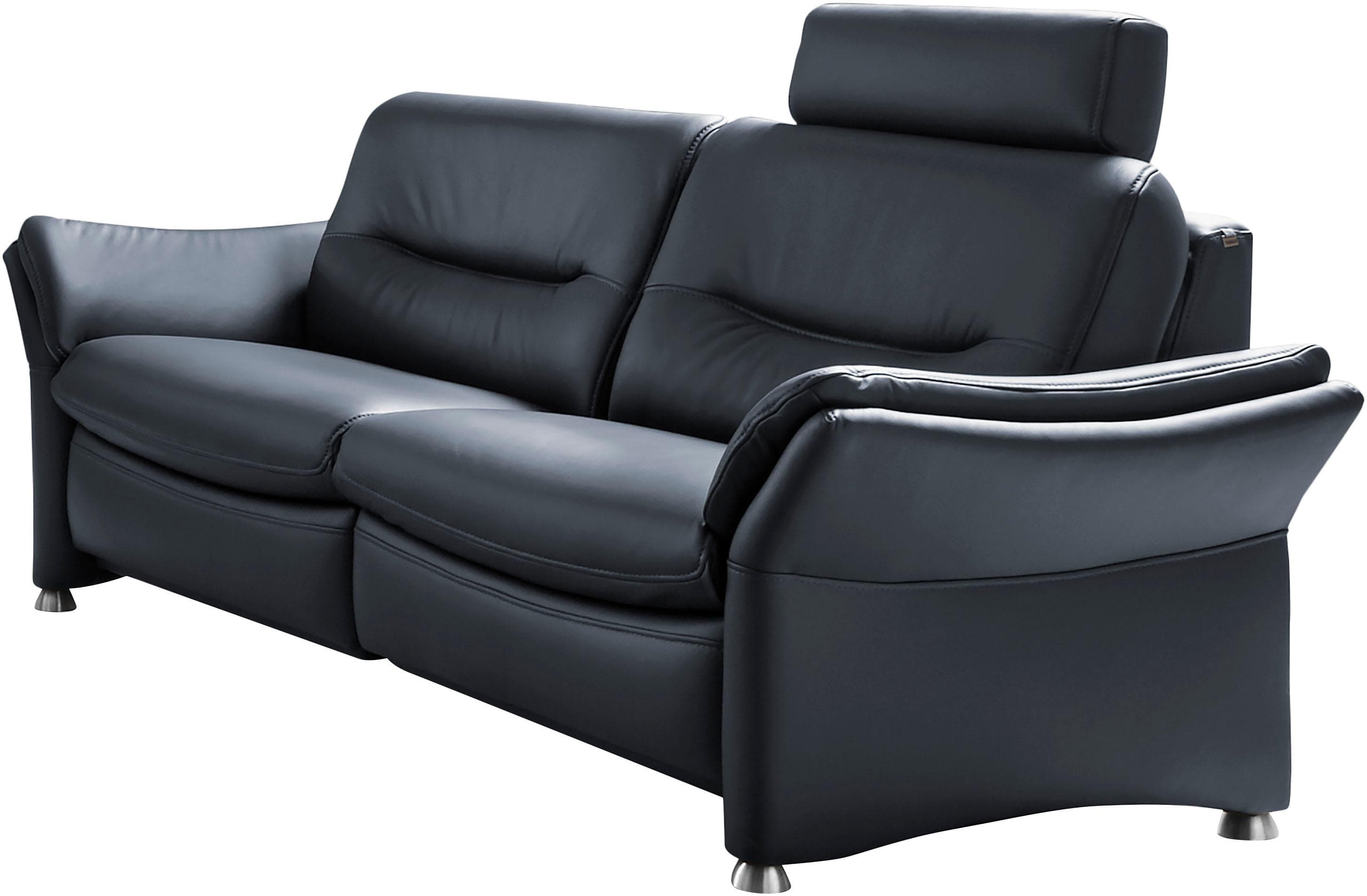 HUKLA Ledersofa 2,5-Sitzer Torro nightblue
