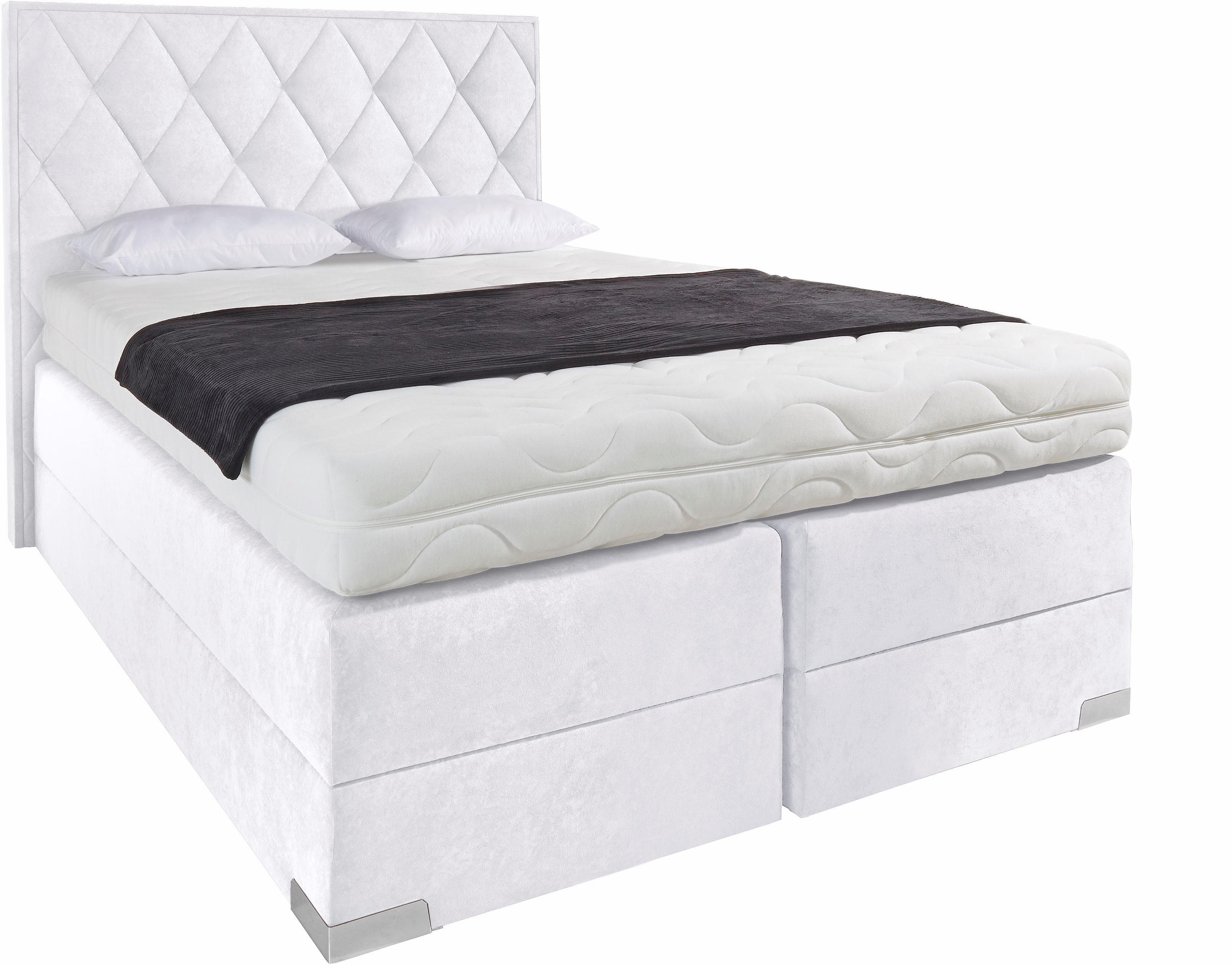 Westfalia Schlafkomfort Boxspringbett mit Bonnell-Federkernmatratze