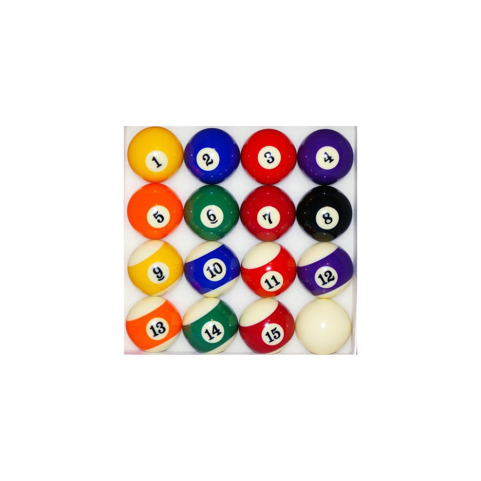 Dazikemo Pool Billardkugeln Set 57,2 mm Hochglanzpoliert