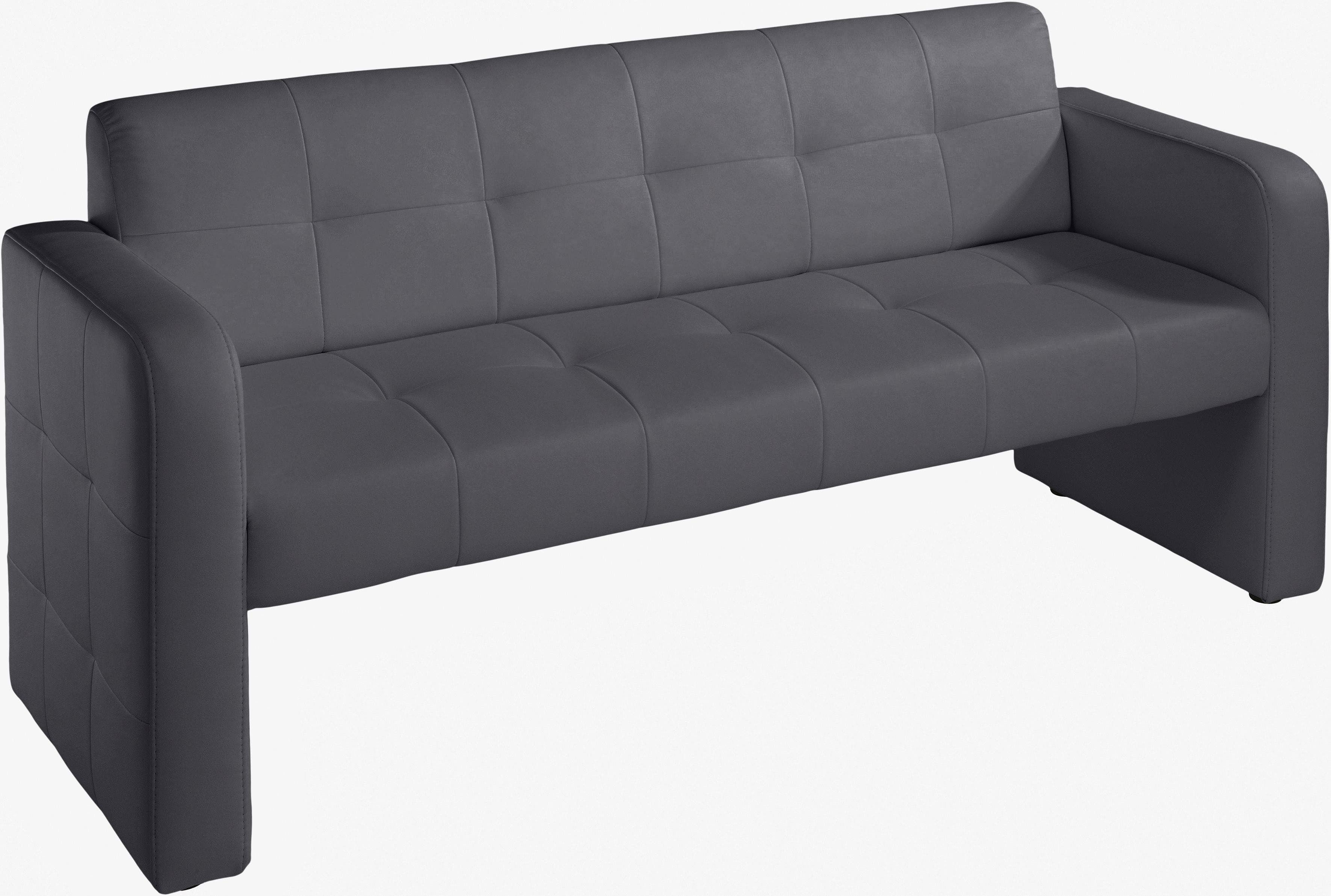 EXXPO Barista Küchensofa Sitzbank Anthrazit mit Rückenlehne