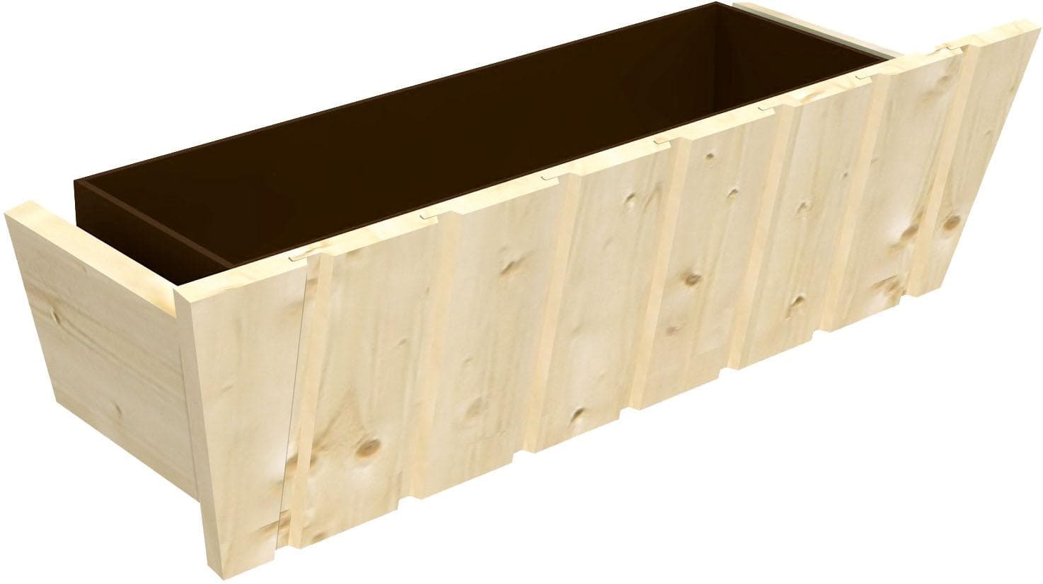 Blumenkasten SKANHOLZ Natur Holzwerkstoff
