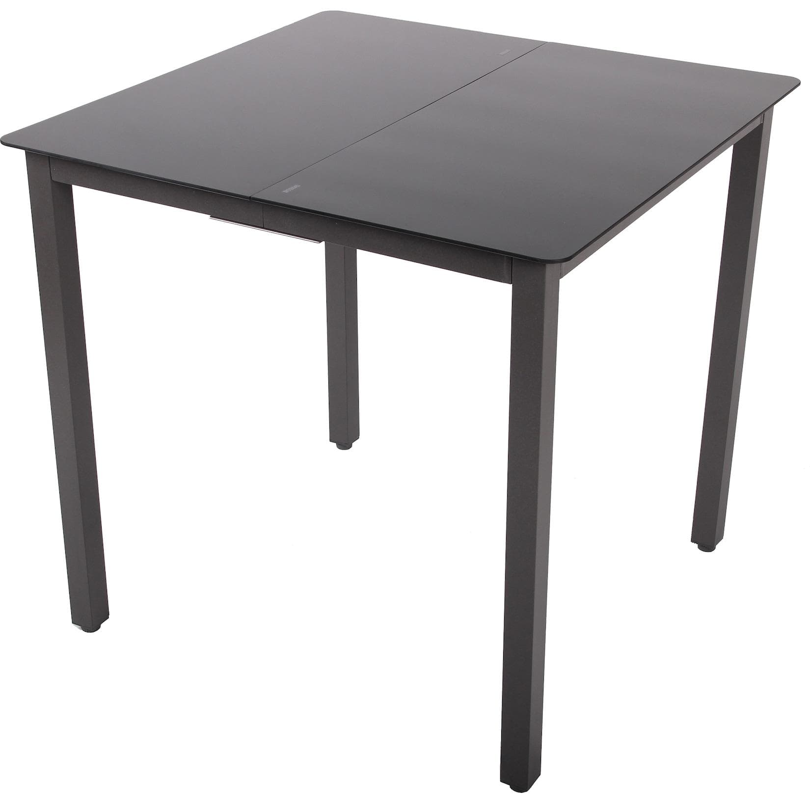VCM Gartentisch Anthrazit Aluminium ESG-Glas