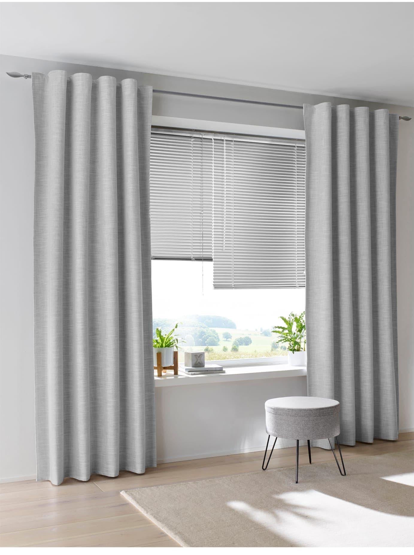 Jalousie HEINE HOME Gr. 9 Silber Aluminium-Lamellen