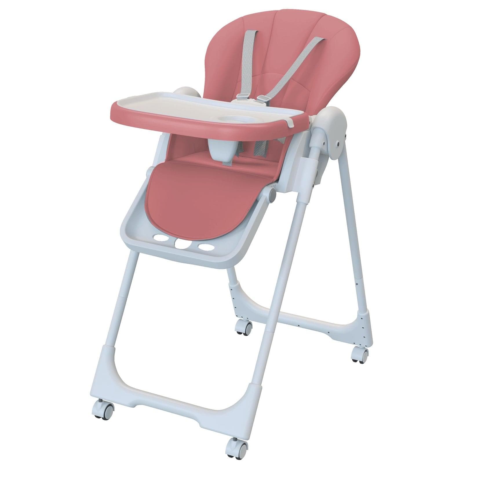 Baby Vivo Kinderhochstuhl Tippy Bubblegum Kunststoff Höhenverstellbar