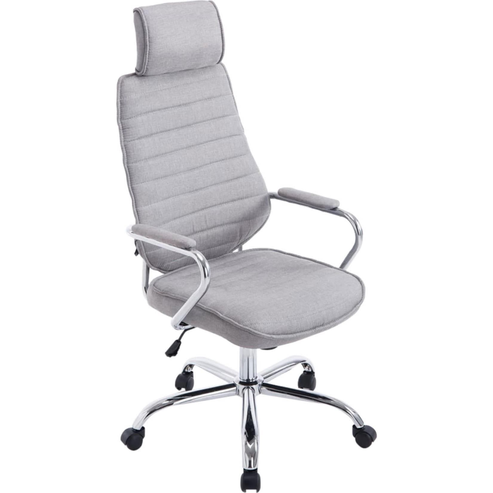 CLP Bürostuhl Rako Ergonomisch Höhenverstellbar Stoffbezug