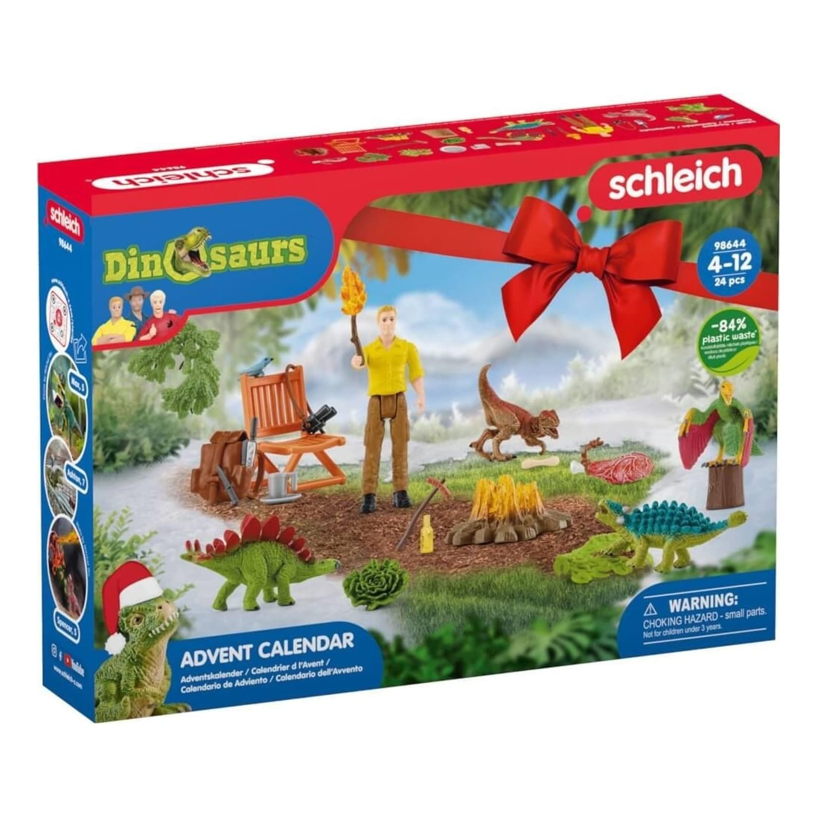Schleich Dinosaurs Adventskalender 2024 Bunt