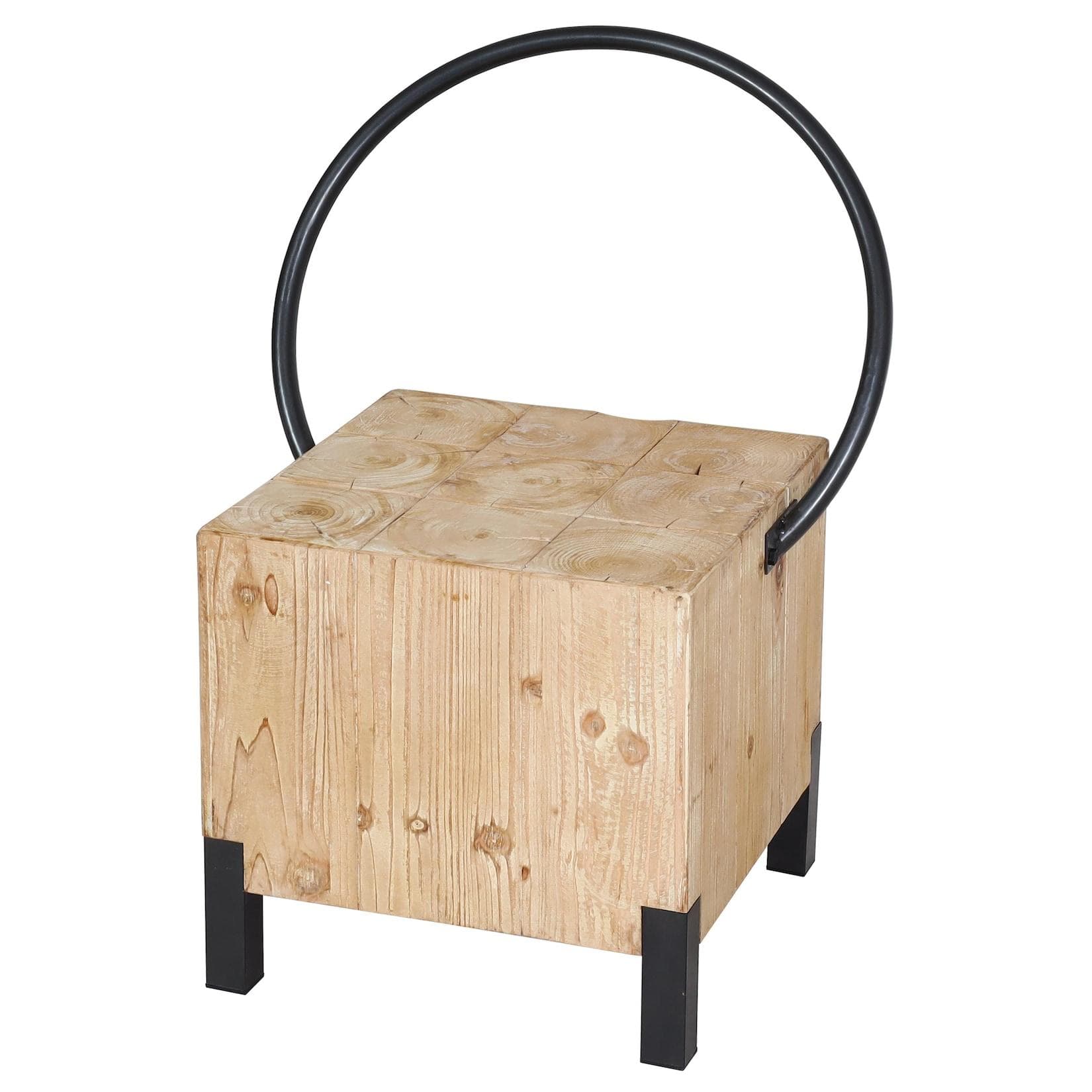 MCW Esszimmerstuhl MCW-L76 Industrial Metall Massiv-Holz MVG-zertifiziert Natur