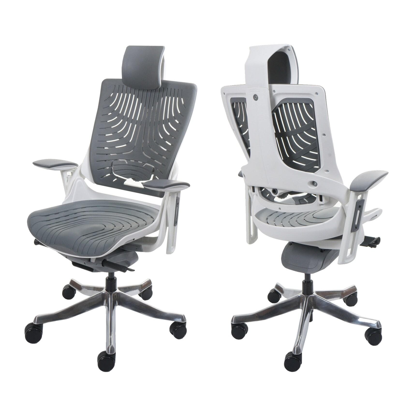 MERRYFAIR Adelaide 2b Bürostuhl Grau Ergonomisch Hartschale