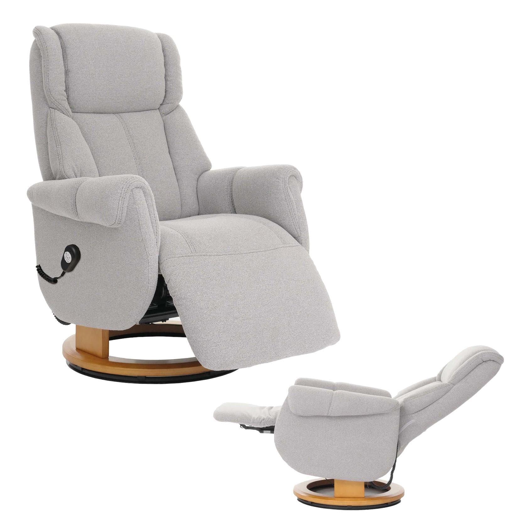 Elektrischer Relaxsessel mit Nosagfederung und Aufstehhilfe