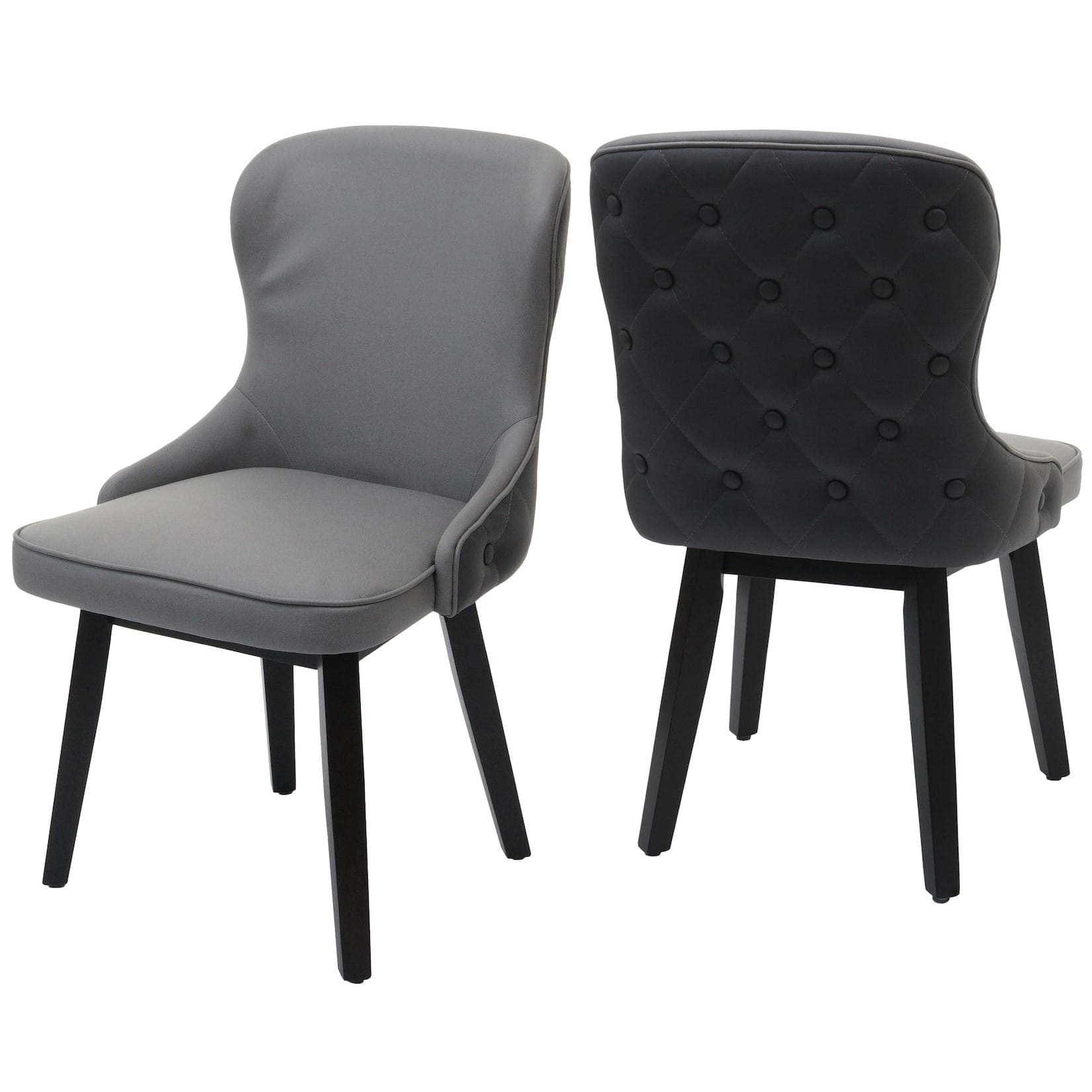 Esszimmerstuhl Set mit Ziernähten