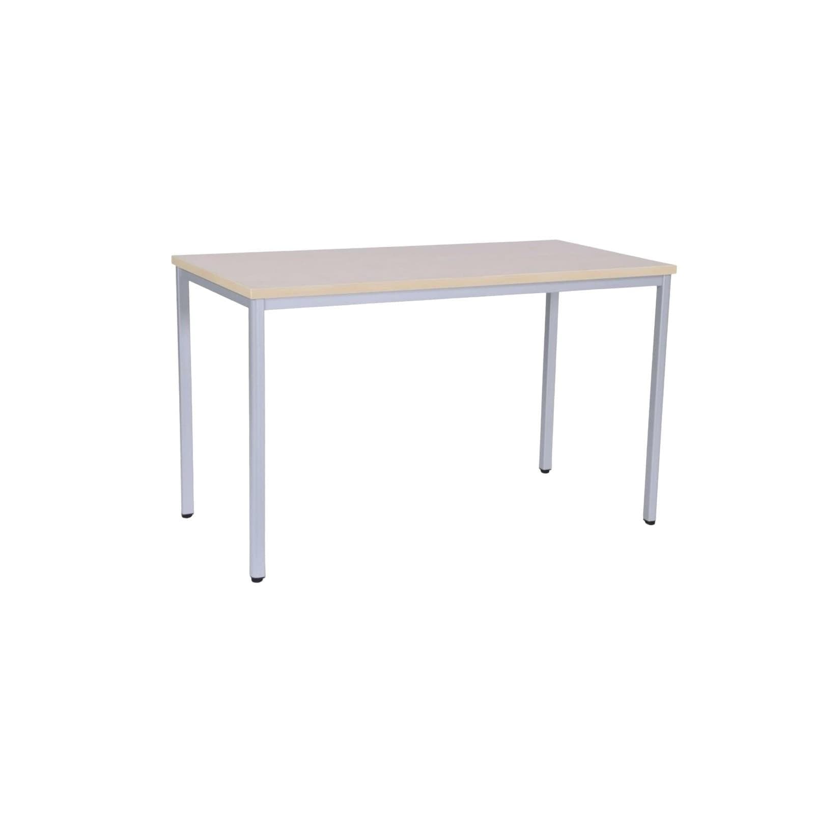 CEHA Mehrzwecktisch 120 x 80 cm Weißaluminium/Ahorn