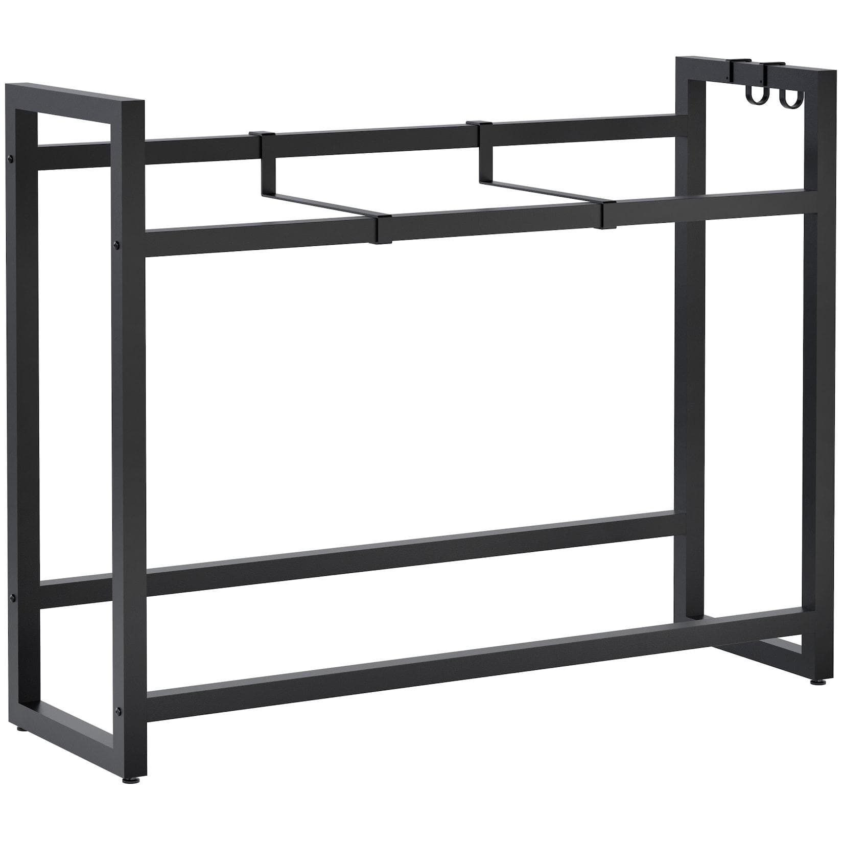 CLP Standregal Powell - Platzsparender Getränkekistenständer aus Metall