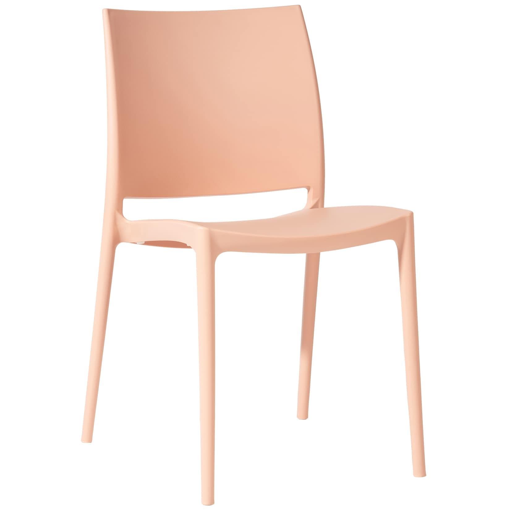 CLP Gartenstuhl Meton Pflegeleichter Stapelstuhl Kunststoff Wetterfest UV-Beständig