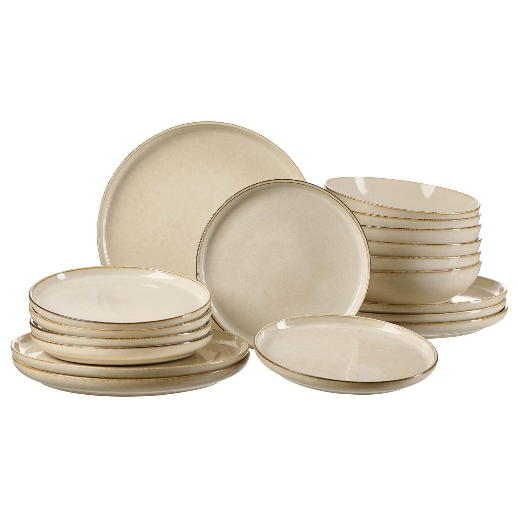 Ritzenhoff & Breker Olivia Teller-Set 18-teilig Sandfarben