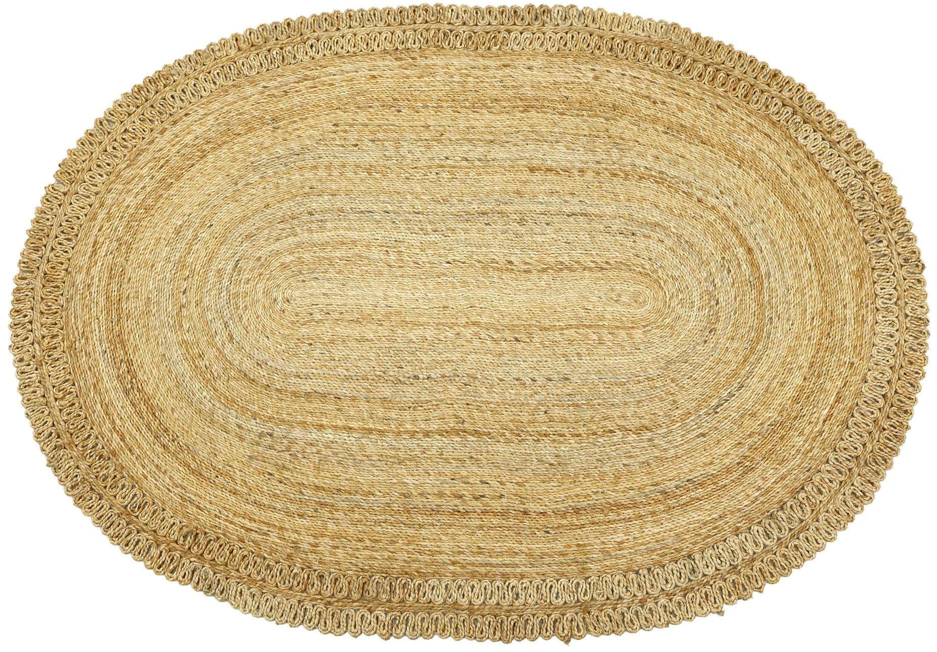 carpetfine Sisalteppich Luca Beige/Braun Boho Style