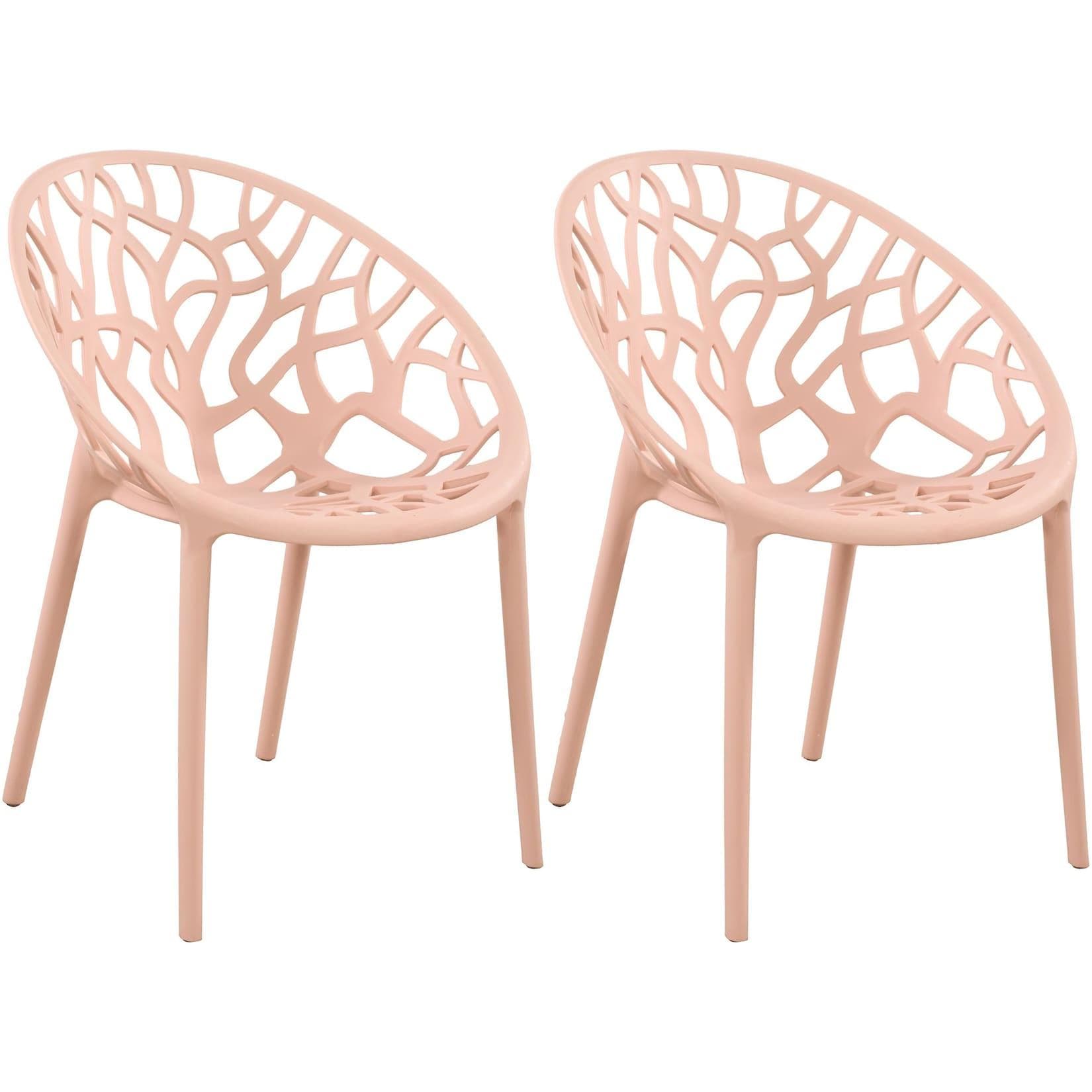 CLP Gartenstuhl Hope (2er Set) - Stapelbar, Wetterfest, Recyceltes Polypropylen