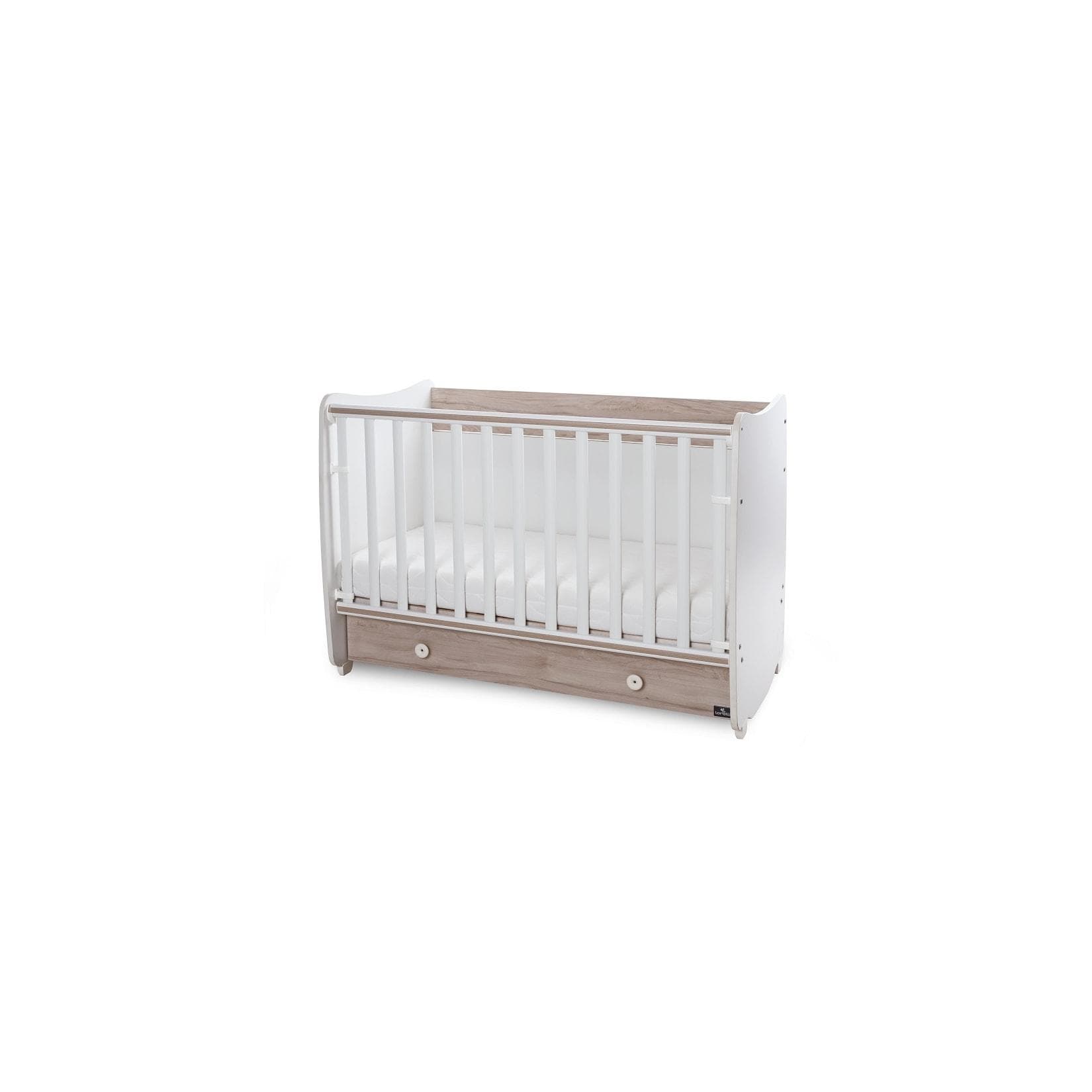 Lorelli Babybett Dream Grau/Weiß Umbaubar