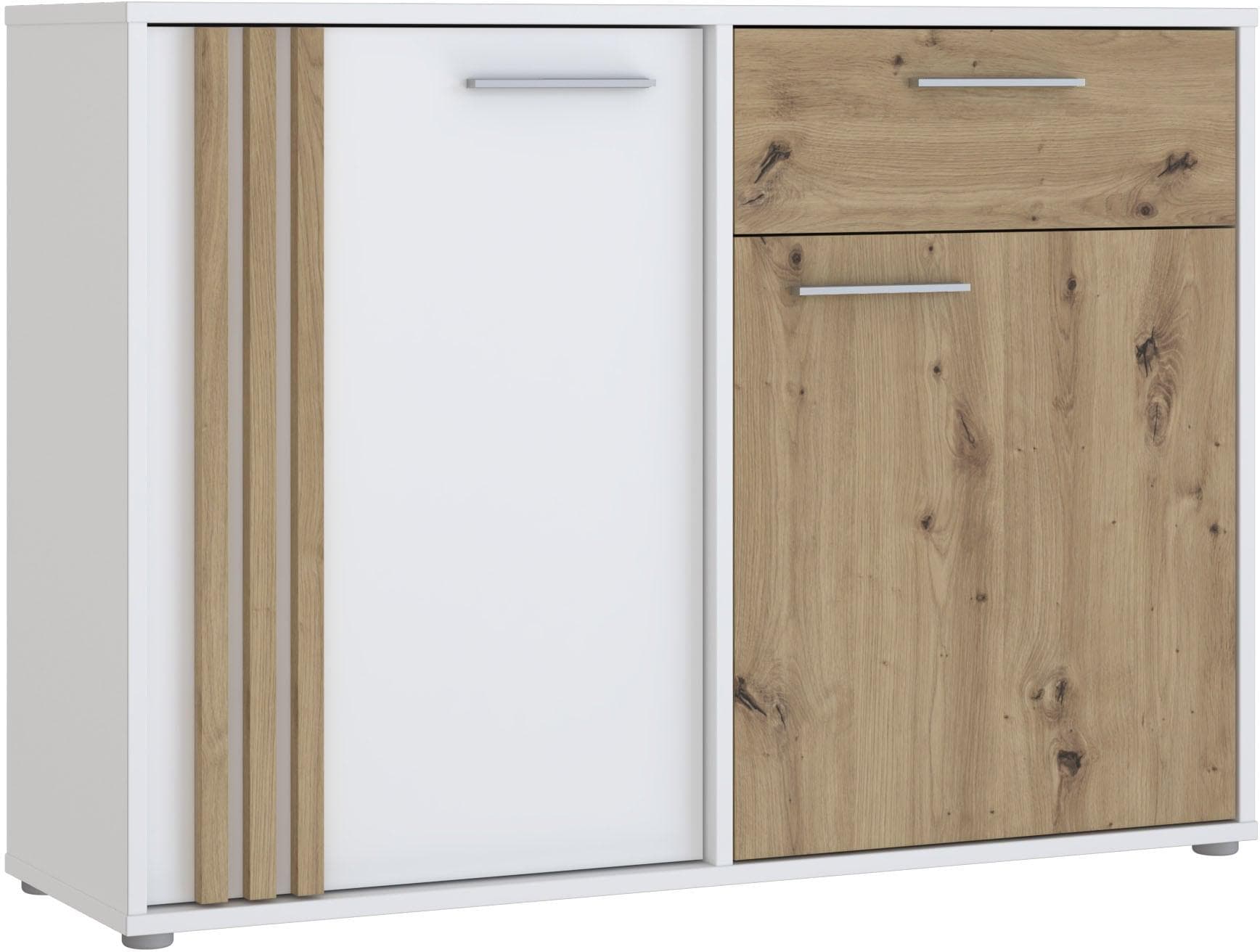 FORTE Cardigan Kommode - 2-farbig, Soft Close, Stauraum