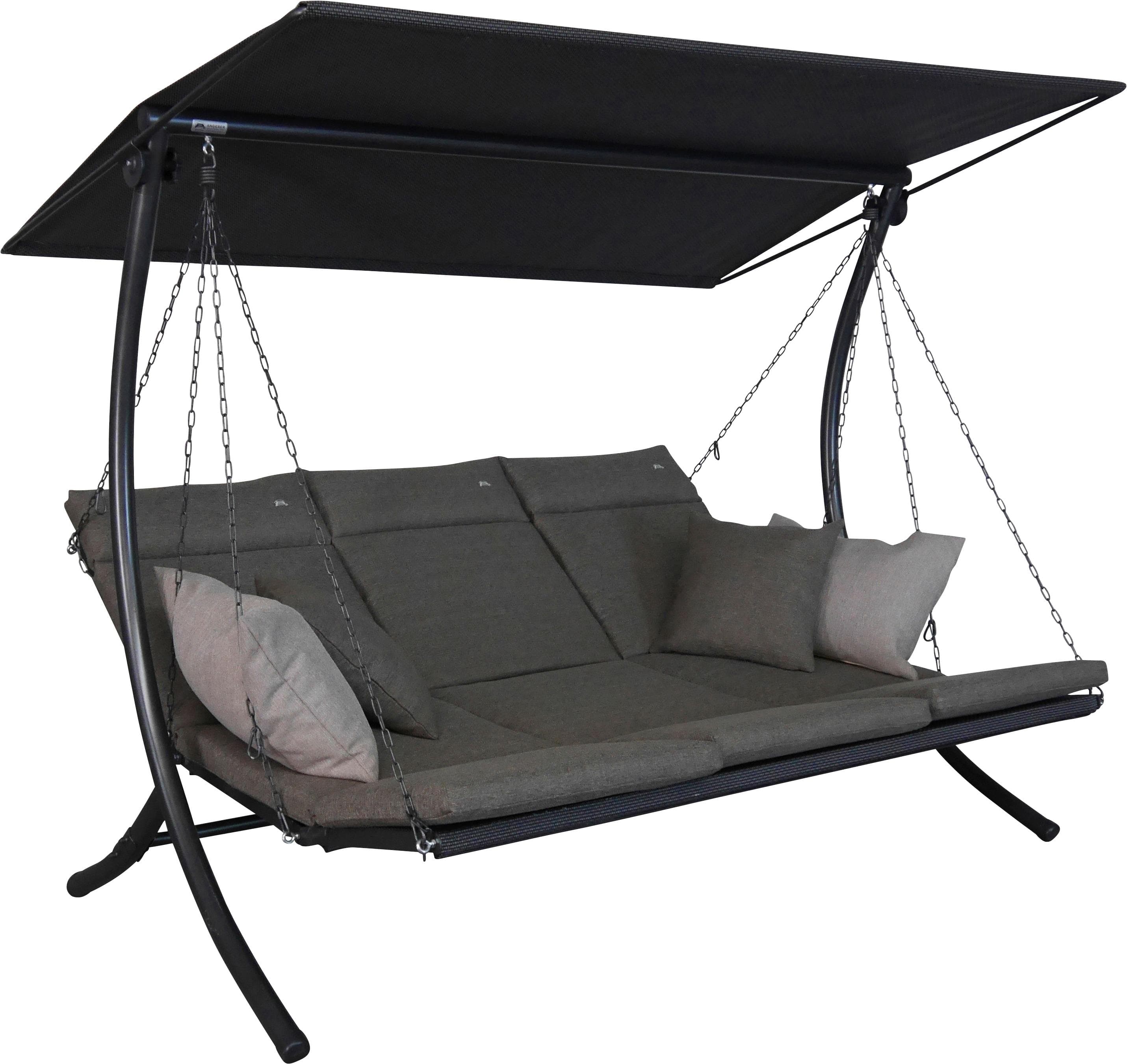 Angerer Hollywoodschaukel Swing Smart Olive Grün Textilene
