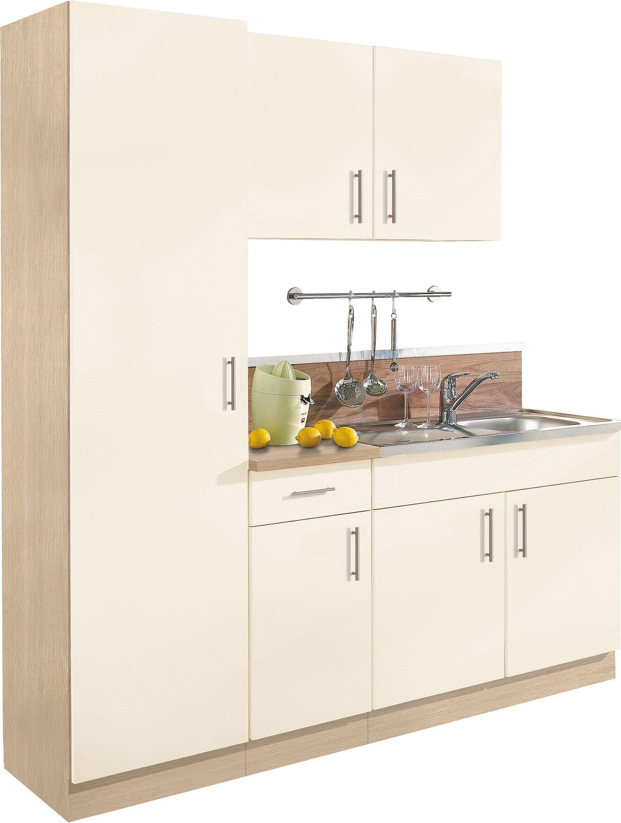 WIHO KÜCHEN Kiel Küchenschrank-Set Magnolia Eiche