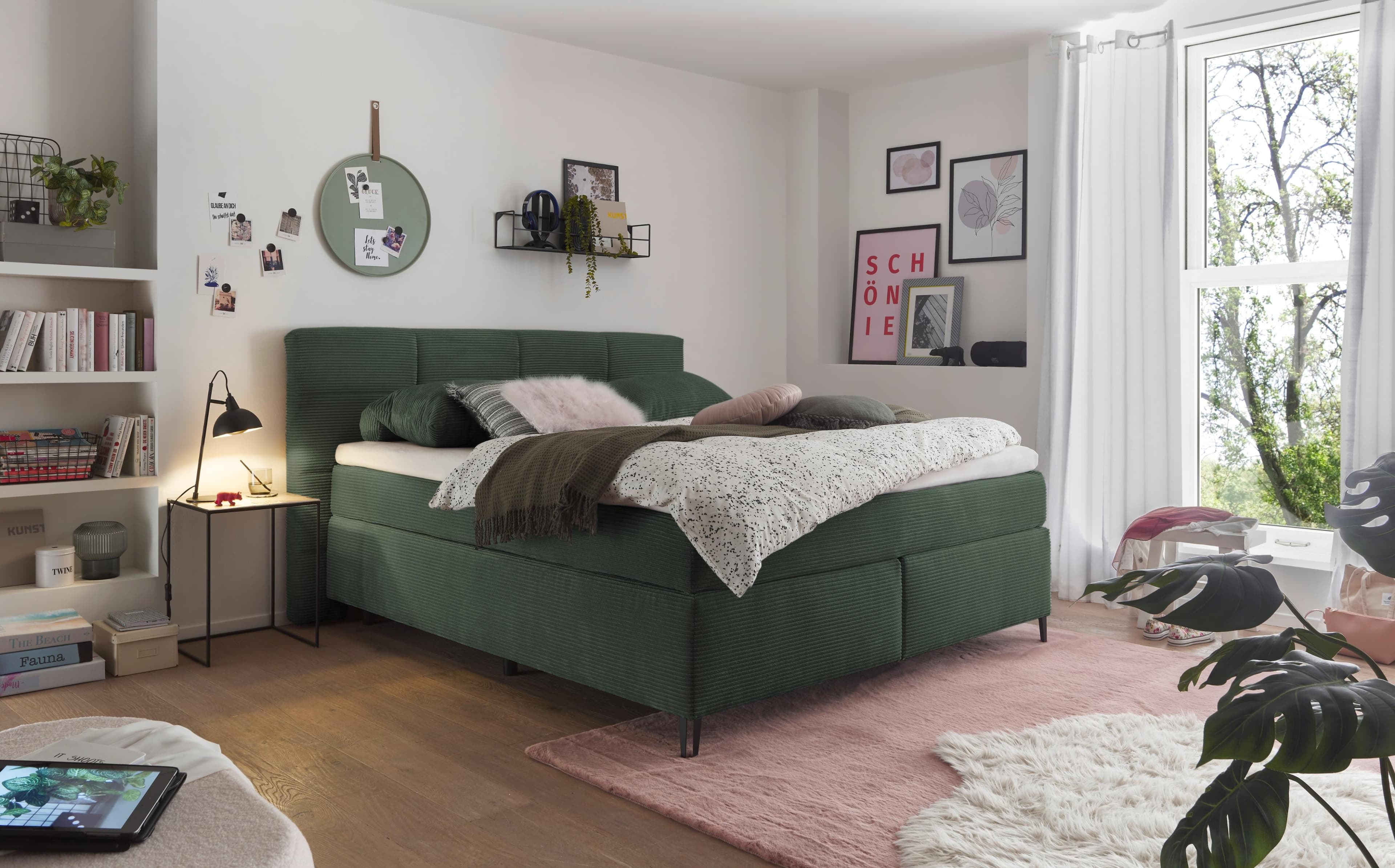 Boxspringbett Fairfield SET ONE BY MUSTERRING Olive Modern