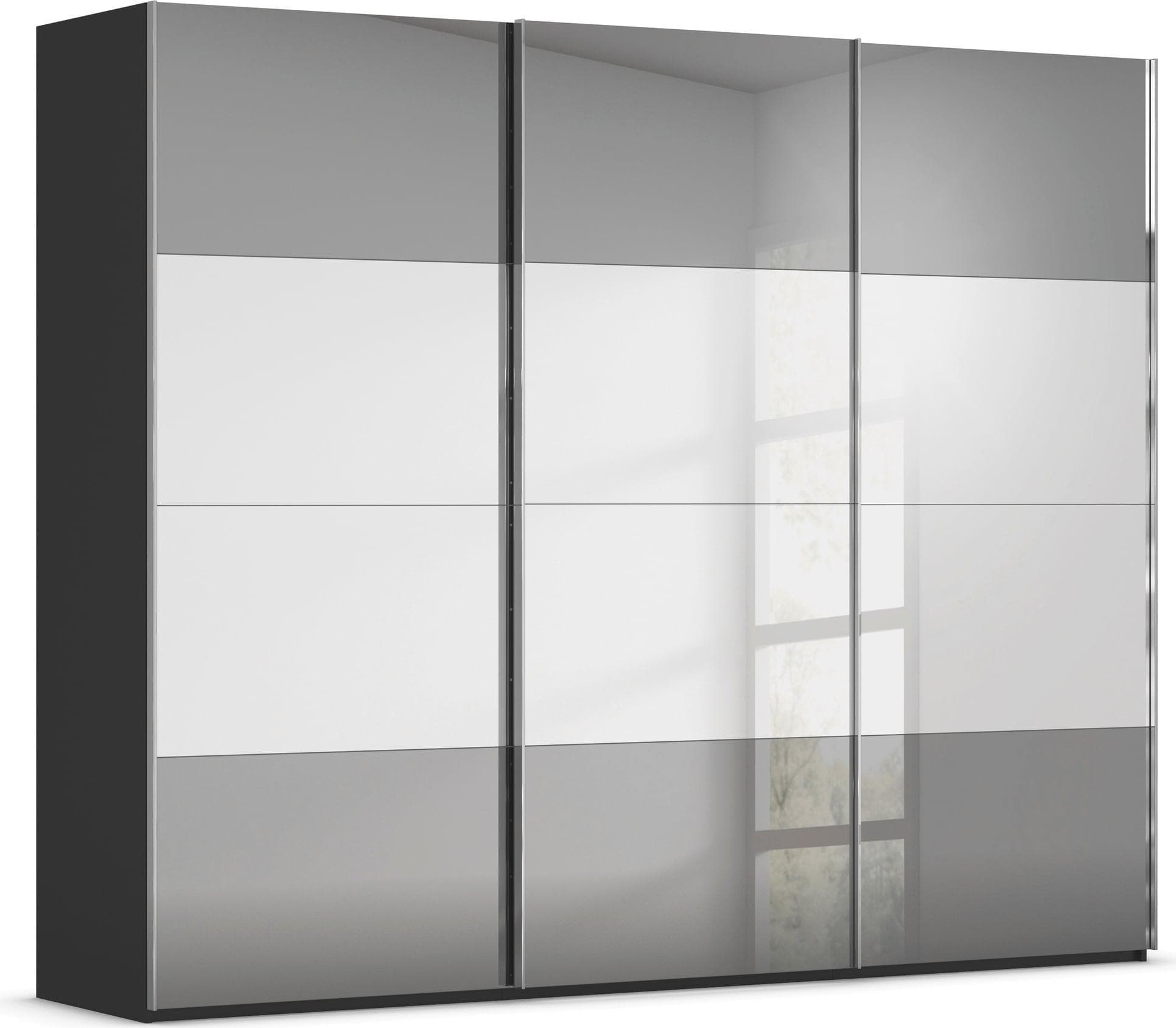 Rauch Schwebetürenschrank Scale Slide FYRA: Edle Spiegel-Mix