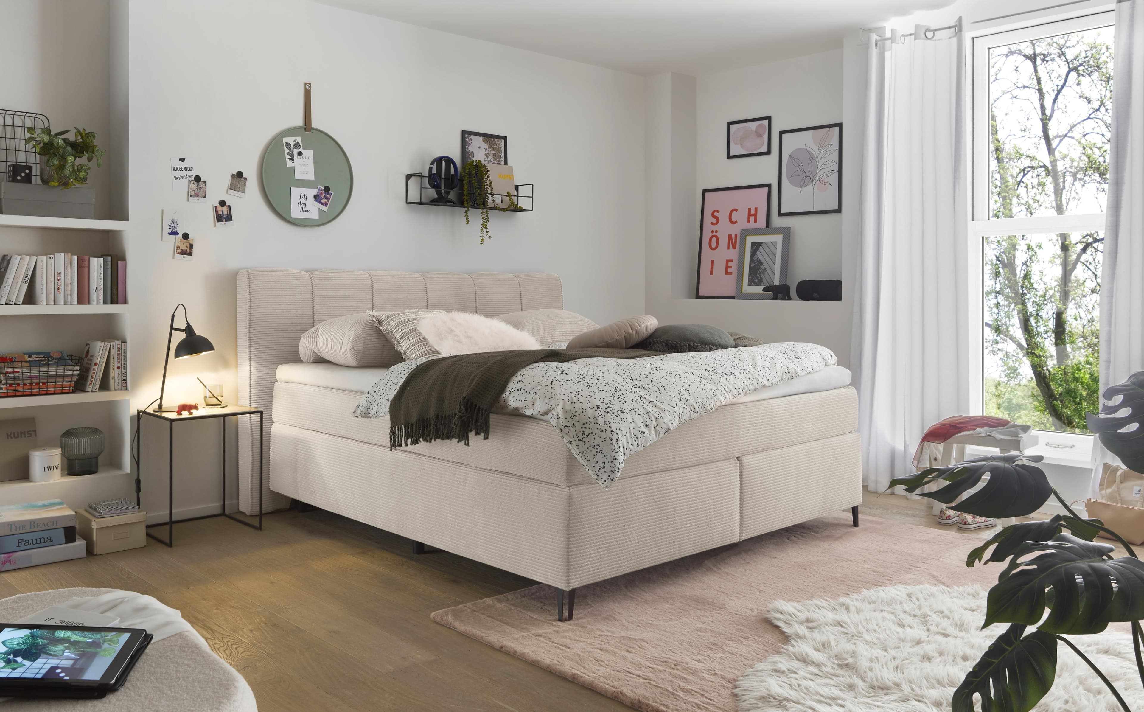 Boxspringbett Fairfield Beige Set One by Musterring