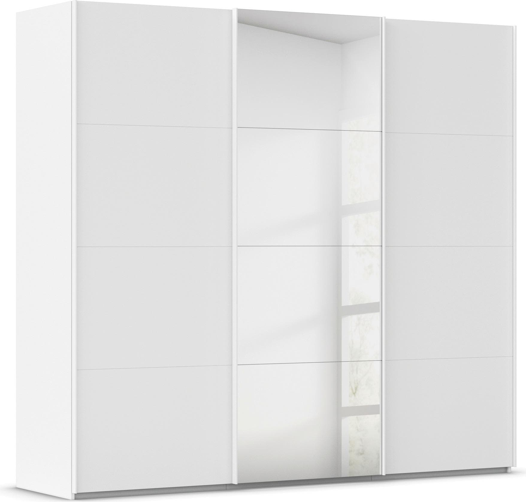 Schwebetürenschrank Evelyn | Elegantes Design mit Spiegel | Großer Stauraum