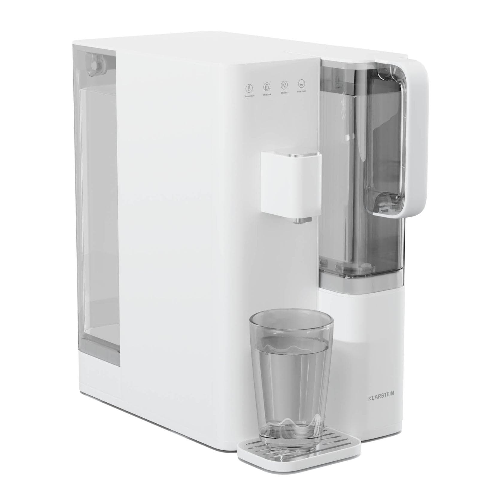 VitalPour Wasserfilter 5-stufiger Filter Umkehrosmose 5 L Tank Touch mobil 3 Sekunden Weiß