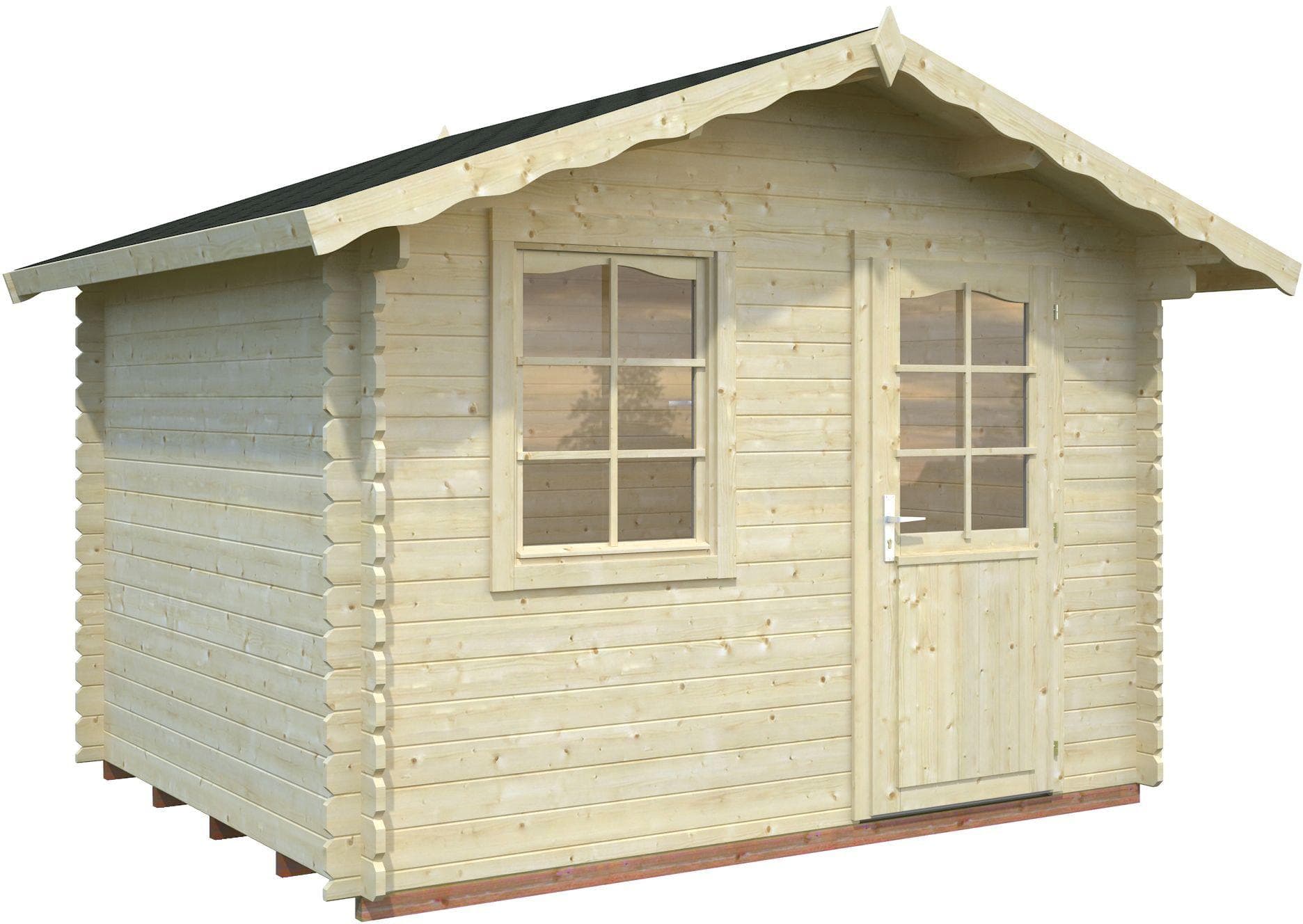Gartenhaus PALMAKO Emma Massivholz Blockbohlensystem