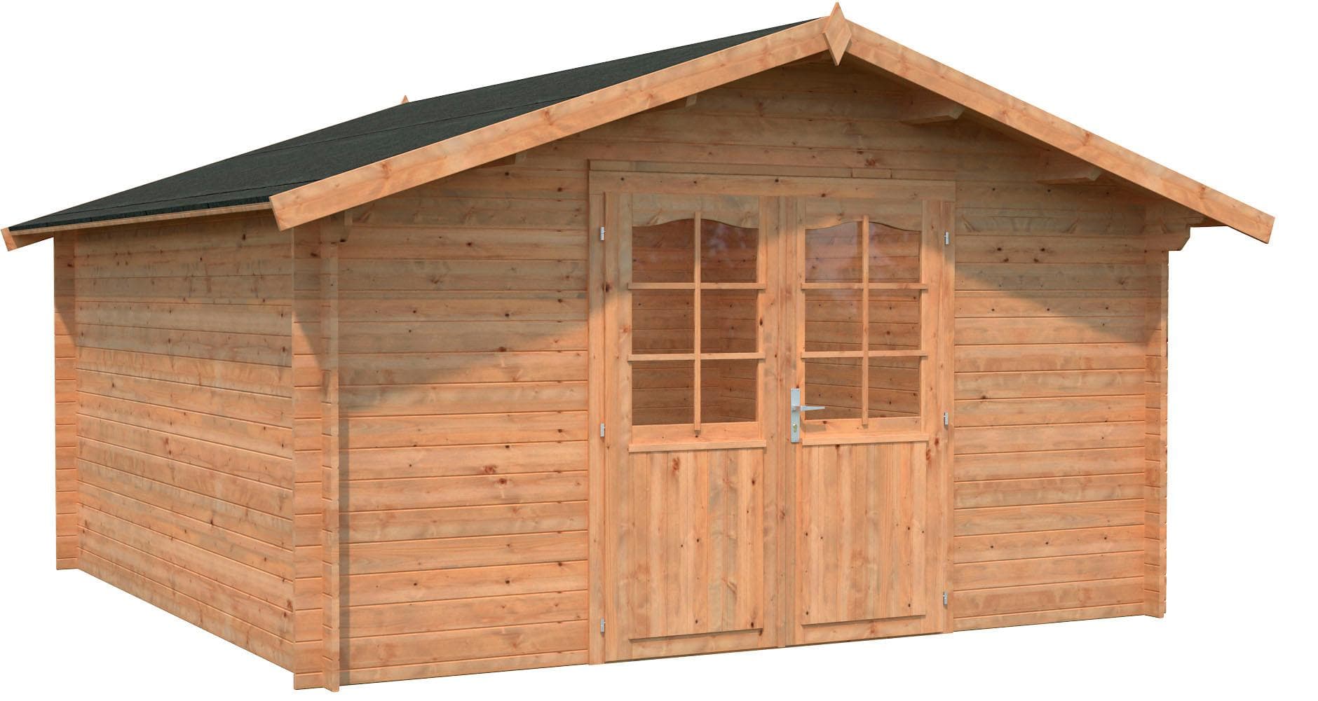 Gartenhaus PALMAKO Lotta Massivholz Blockbohlensystem
