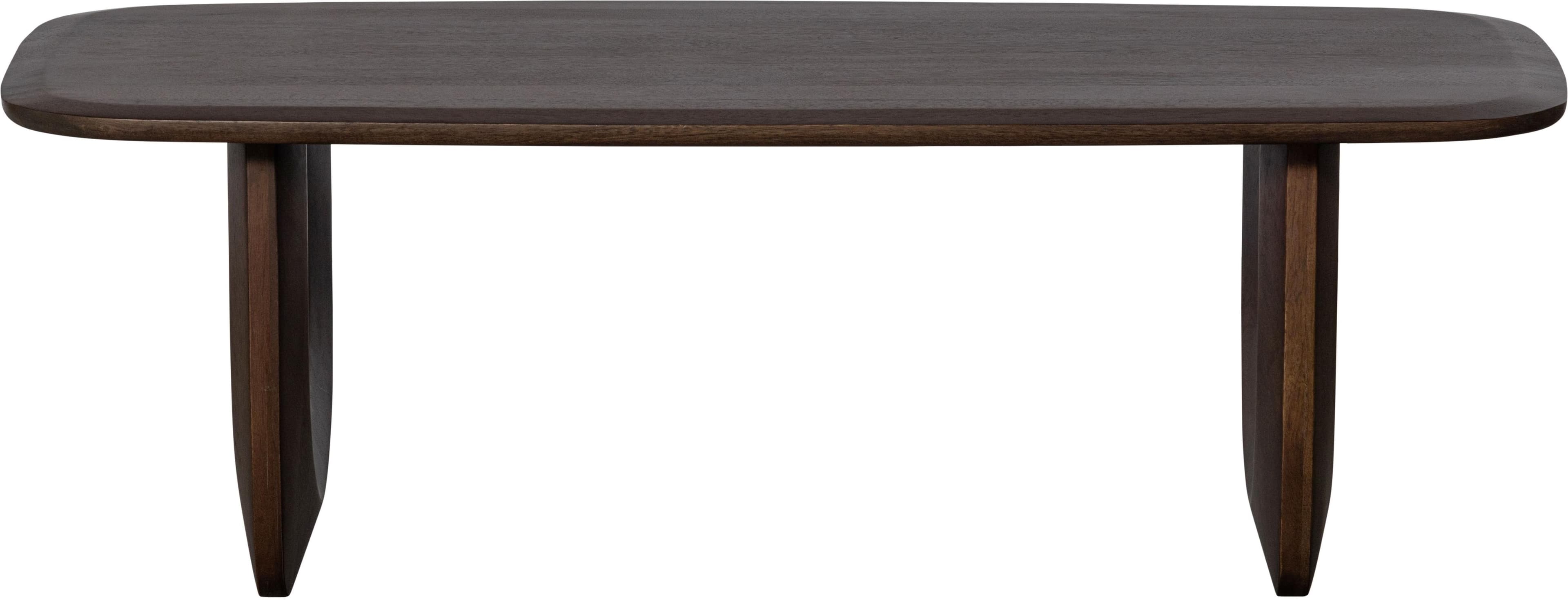 WOOOD Couchtisch Frequent Walnuss Mangoholz Retro