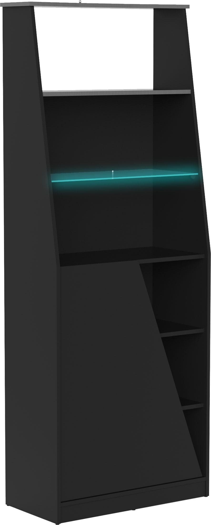 Bücherregal DEMEYERE GROUP Venom Matt Schwarz mit LED