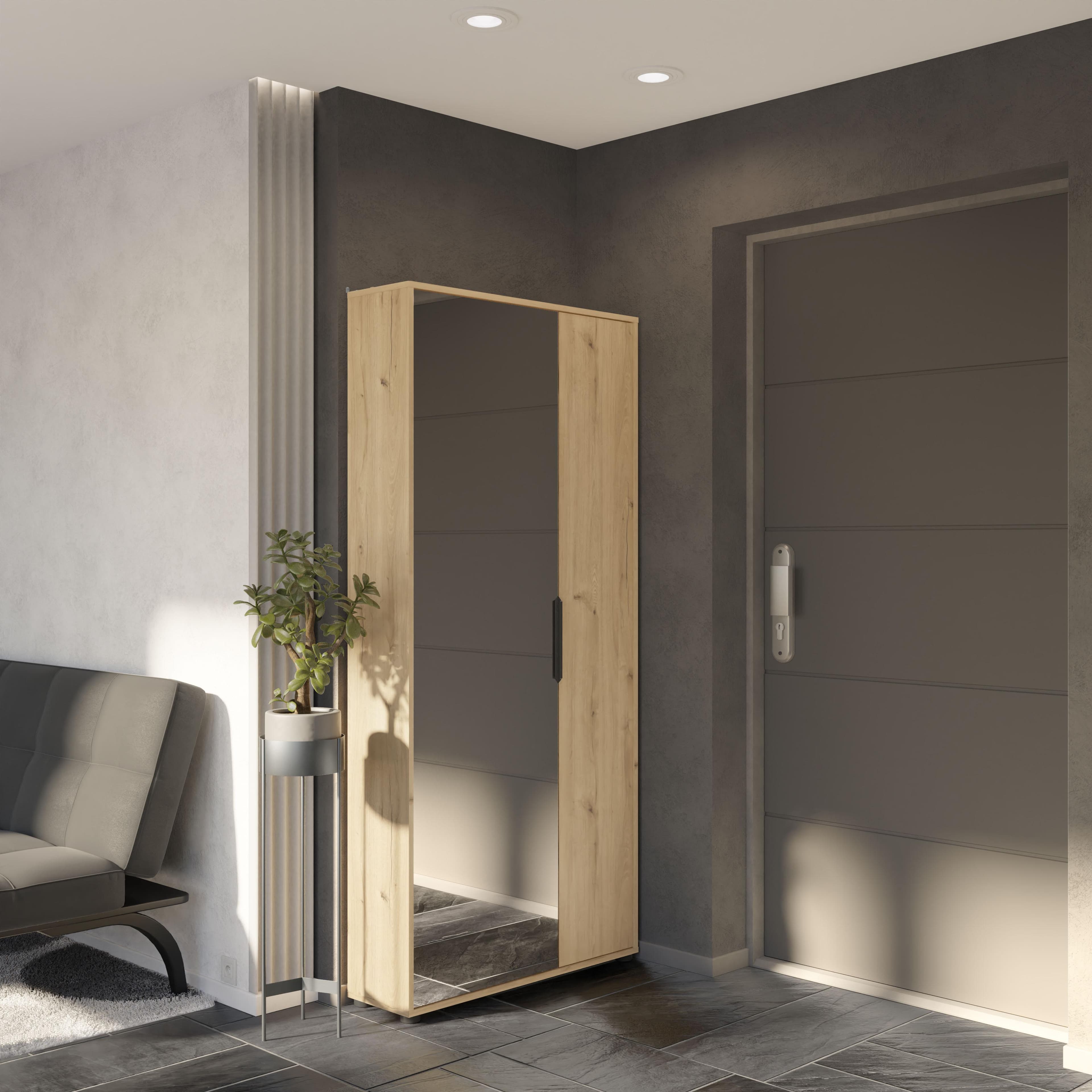 DEMEYERE GROUP Schuhschrank Ebony Braun Eiche