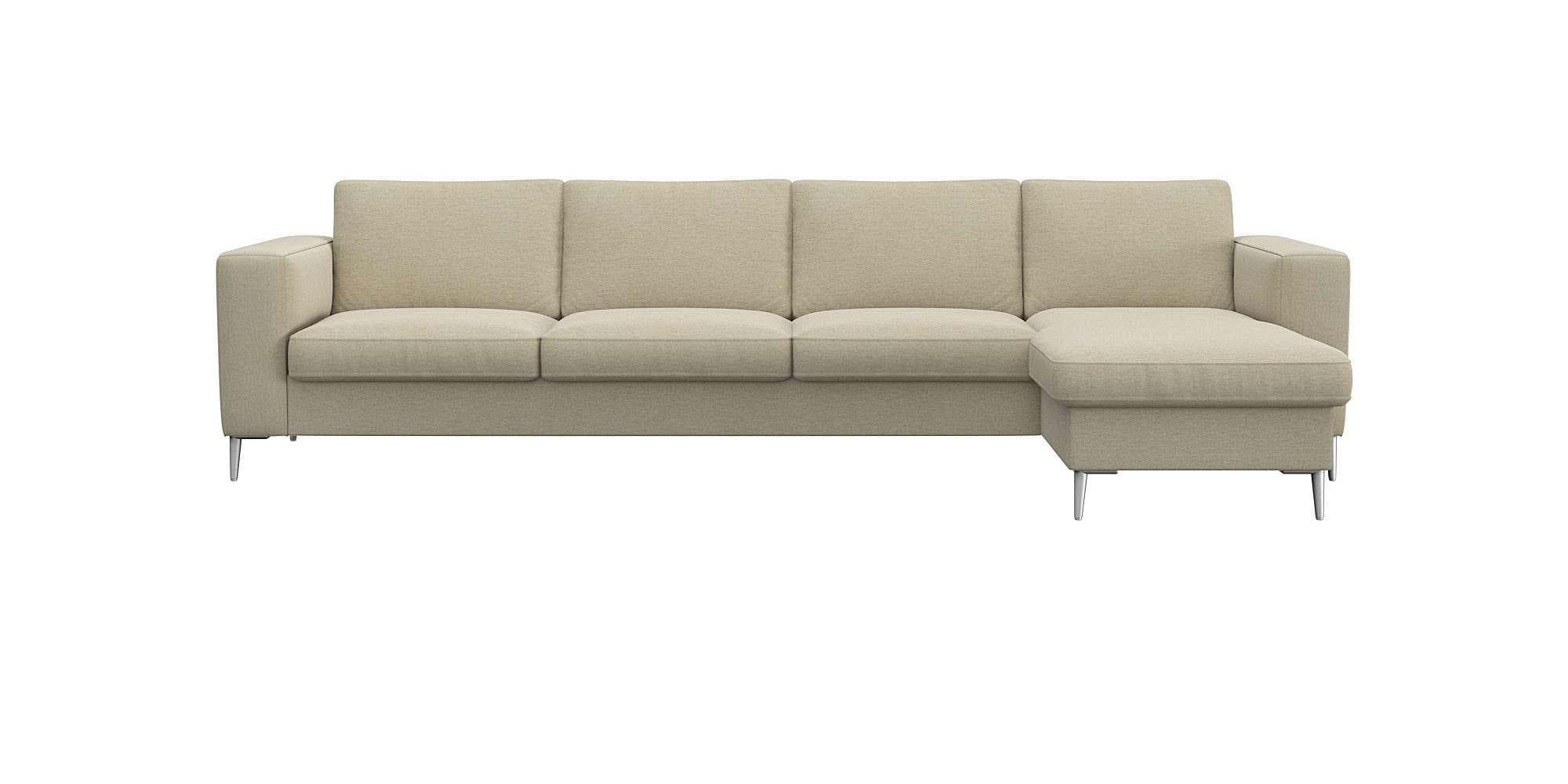 Flexlux Ecksofa Fiore Beige Kaltschaum
