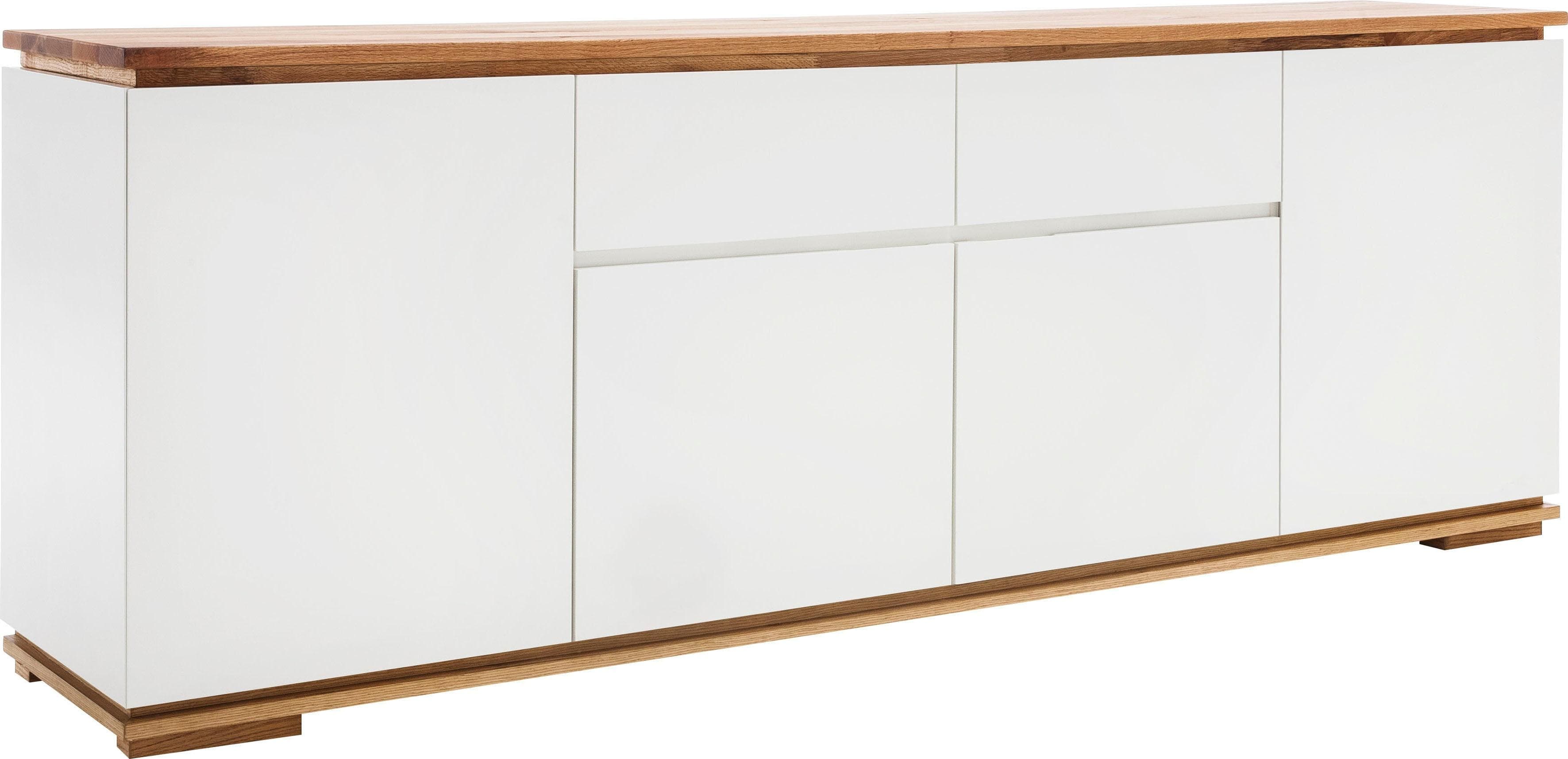 MCA furniture Sideboard Chiaro Weiß Eiche Modern