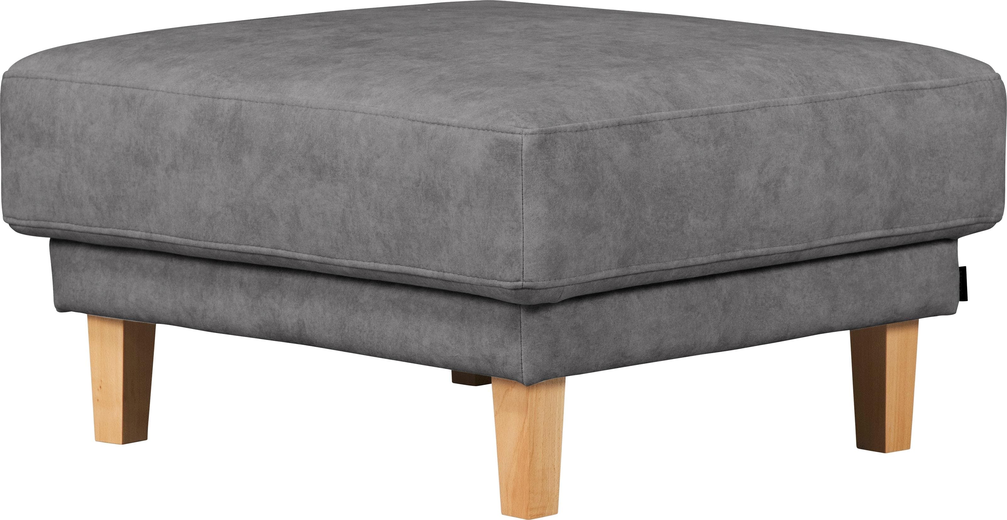 Home Affaire Polsterhocker Triplo Grau Polyester