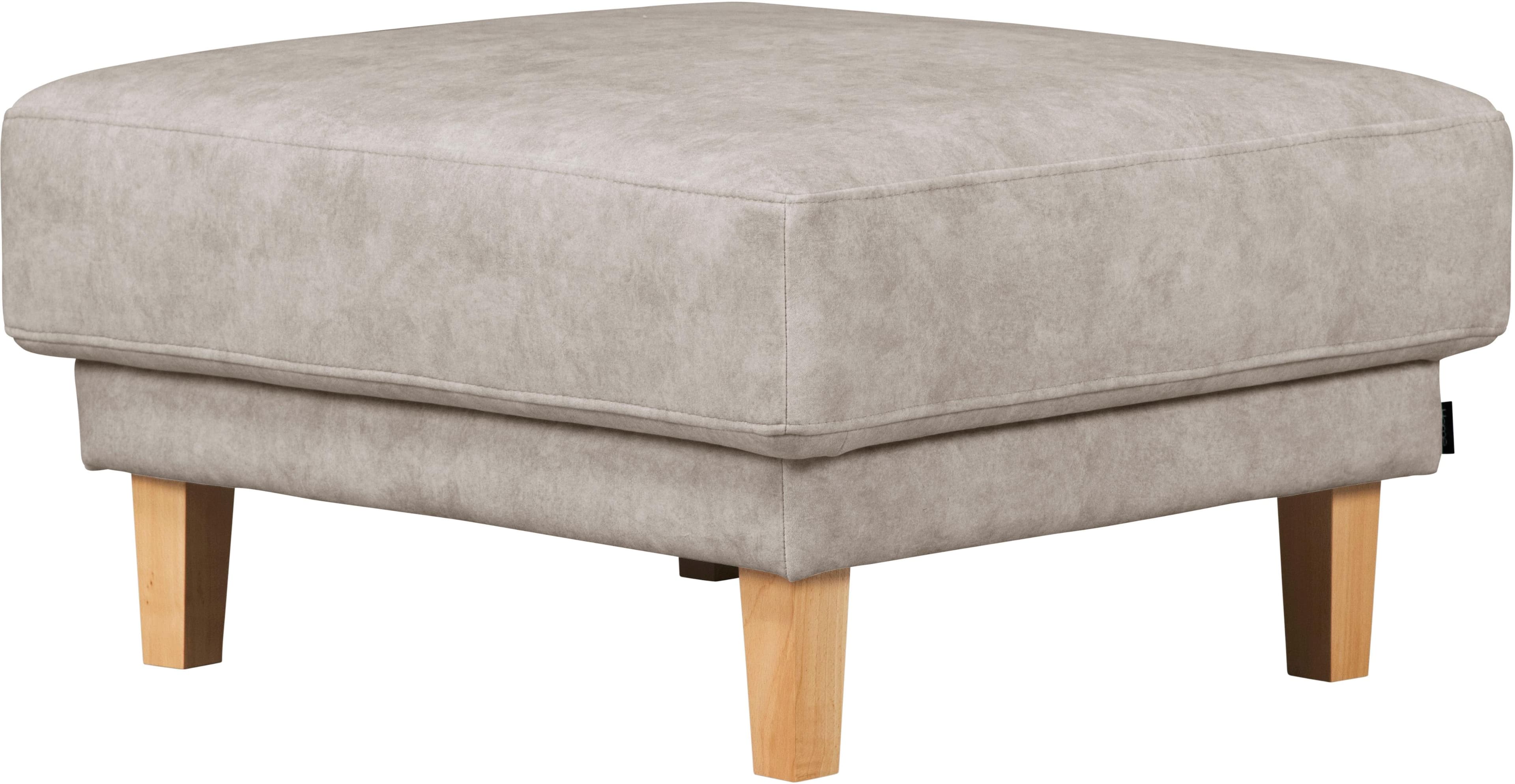 HOME AFFAIRE Polsterhocker TRIPLO Beige Polyester
