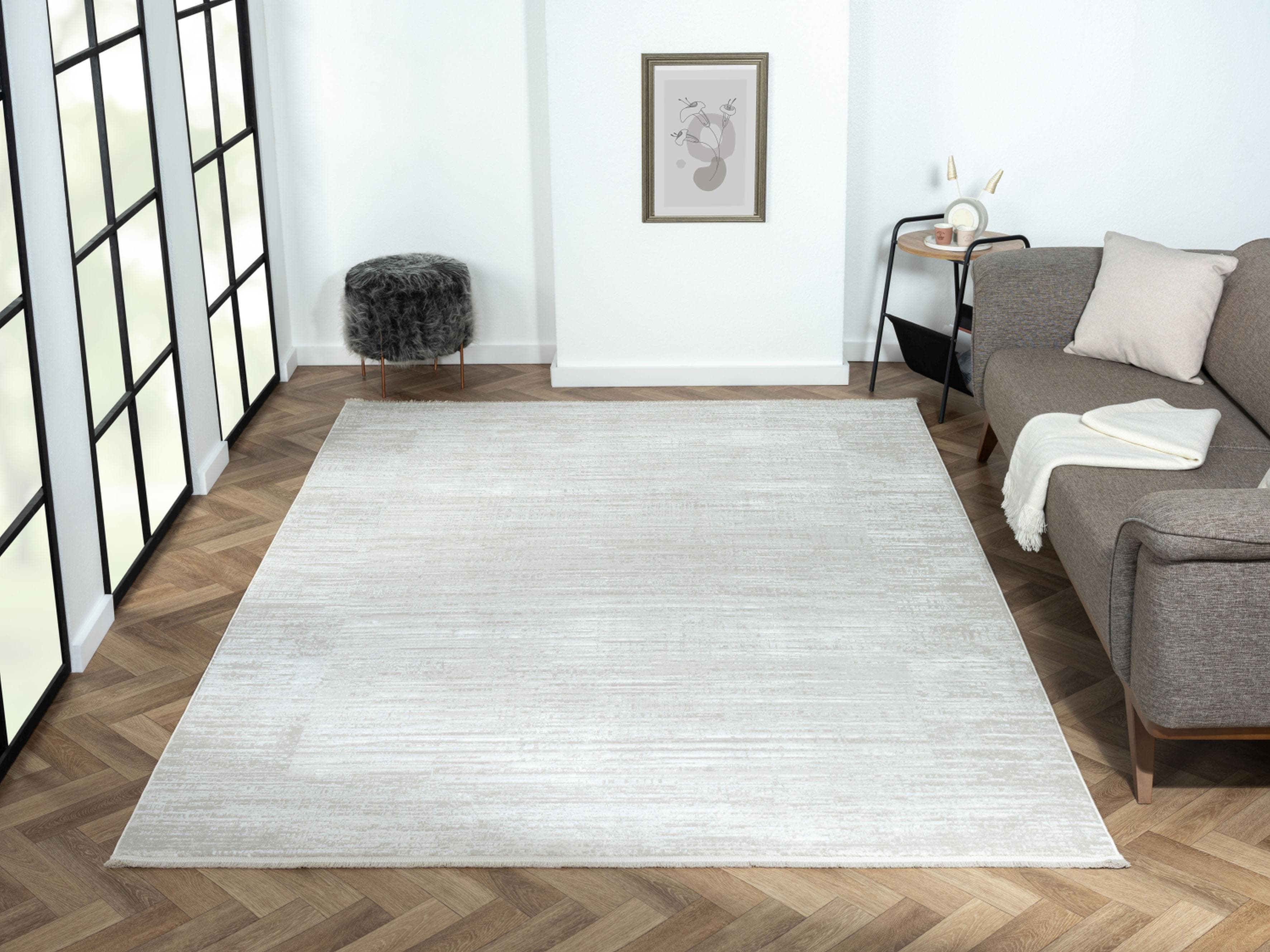 Myflair Möbel & Accessoires: Scandi-Look Teppich My Heaven mit Microfaser und Fransen