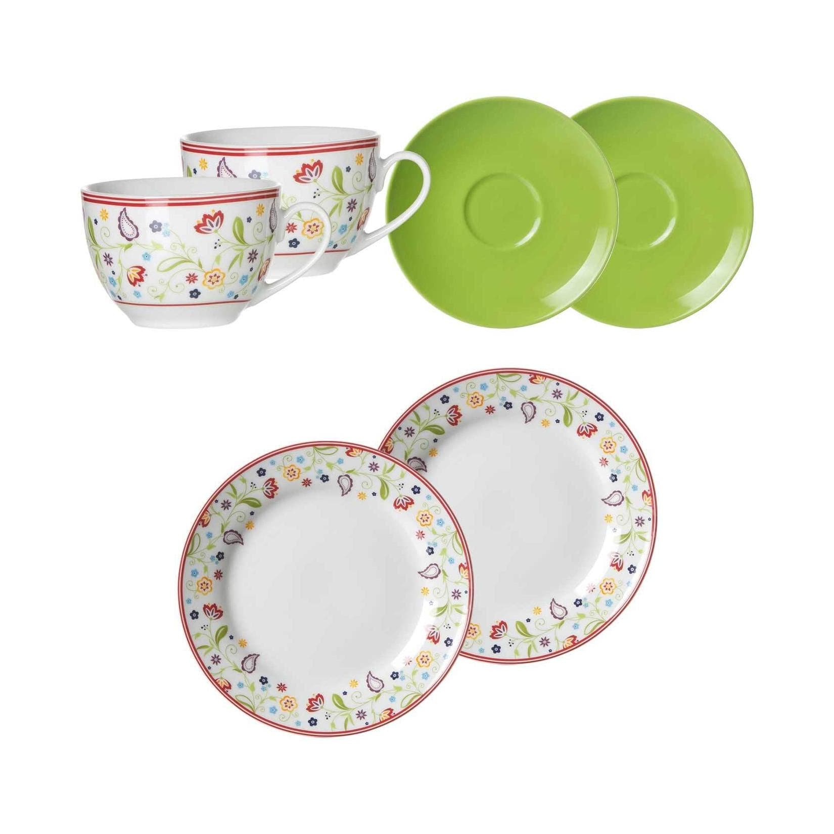 Ritzenhoff & Breker Kaffeeservice Shanti Doppio 6er Set Bunt