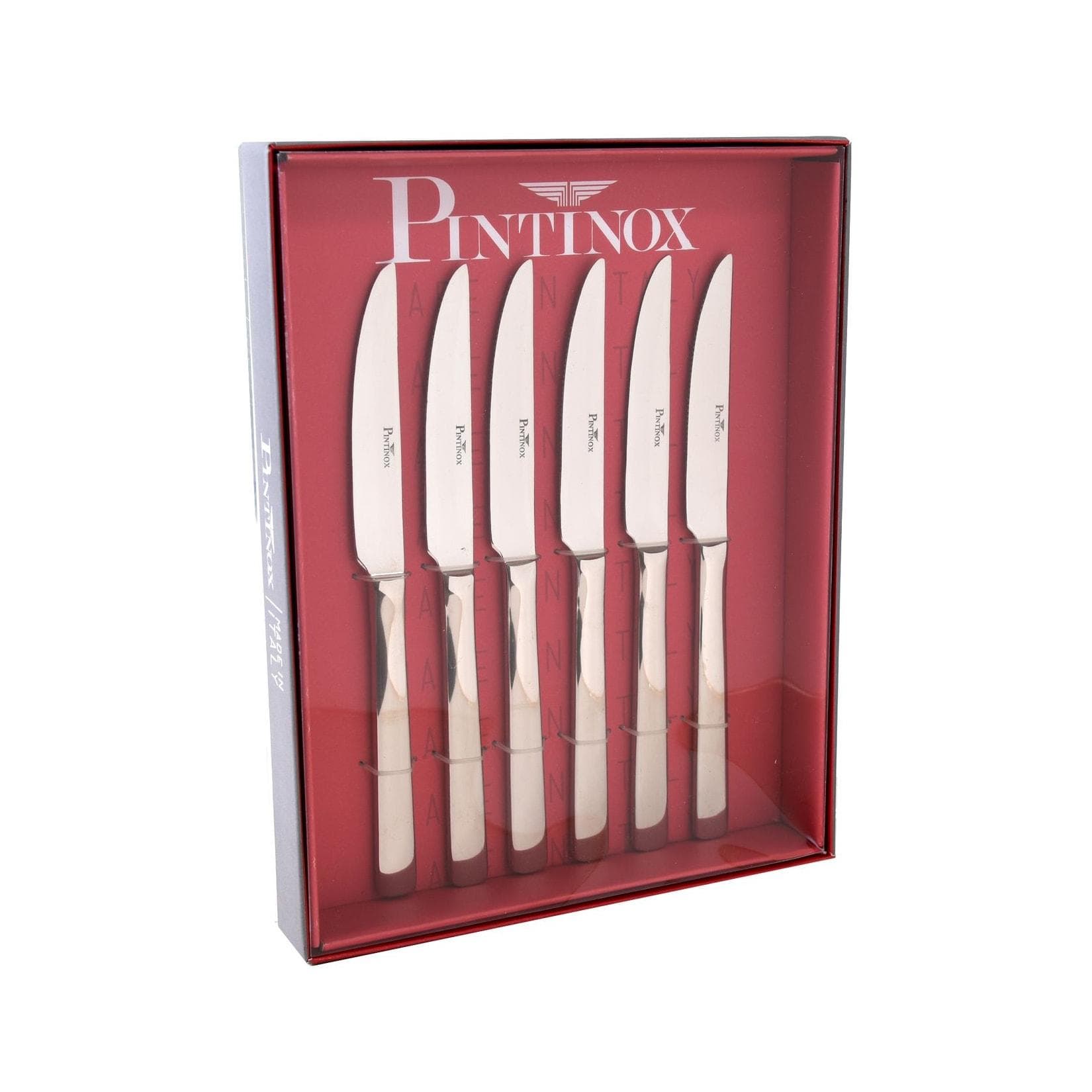 Pinti Inox Steakmesser Set 6tlg. Edelstahl Millenium