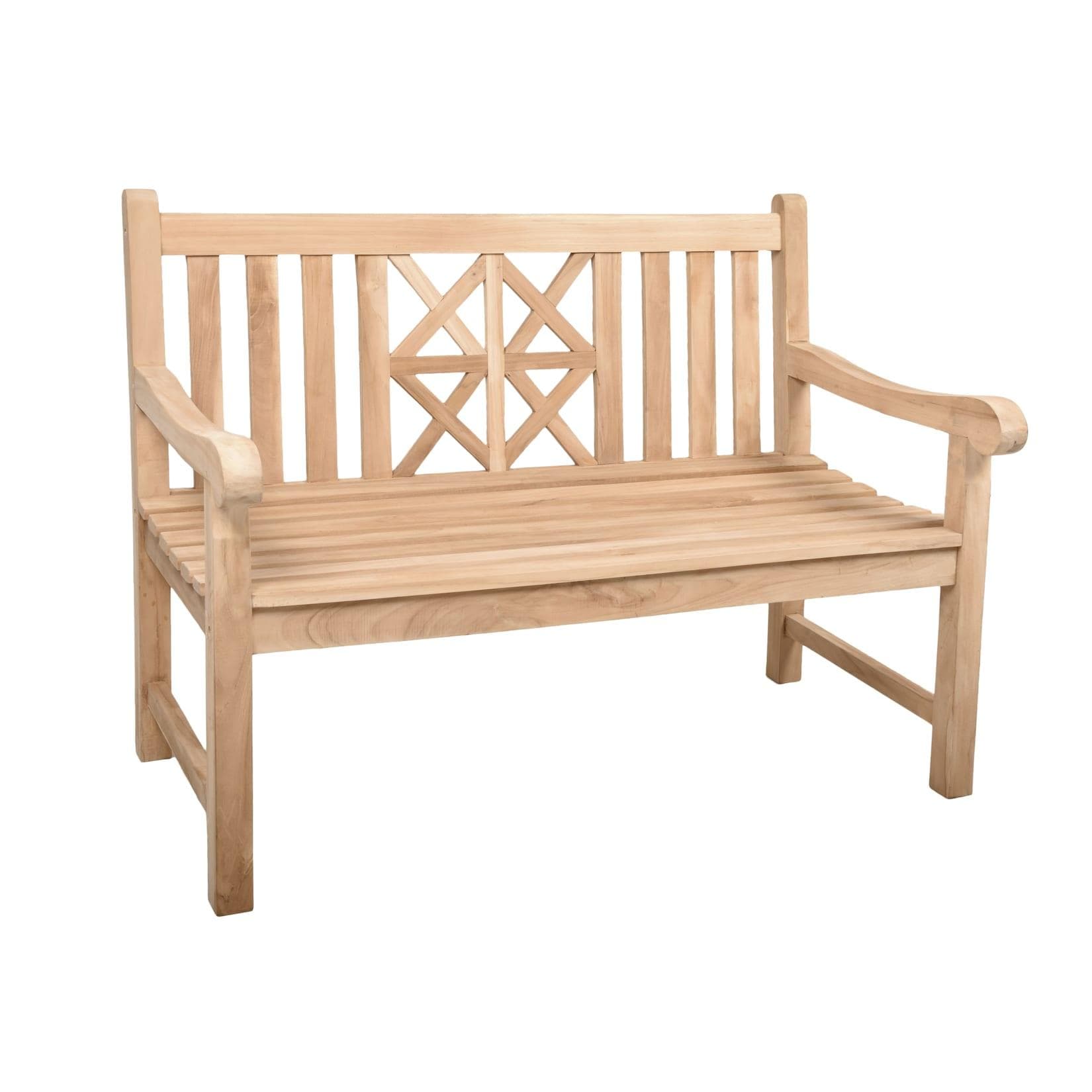 Garden Pleasure Bank PANTAR 2-Sitzer Teakholz Braun