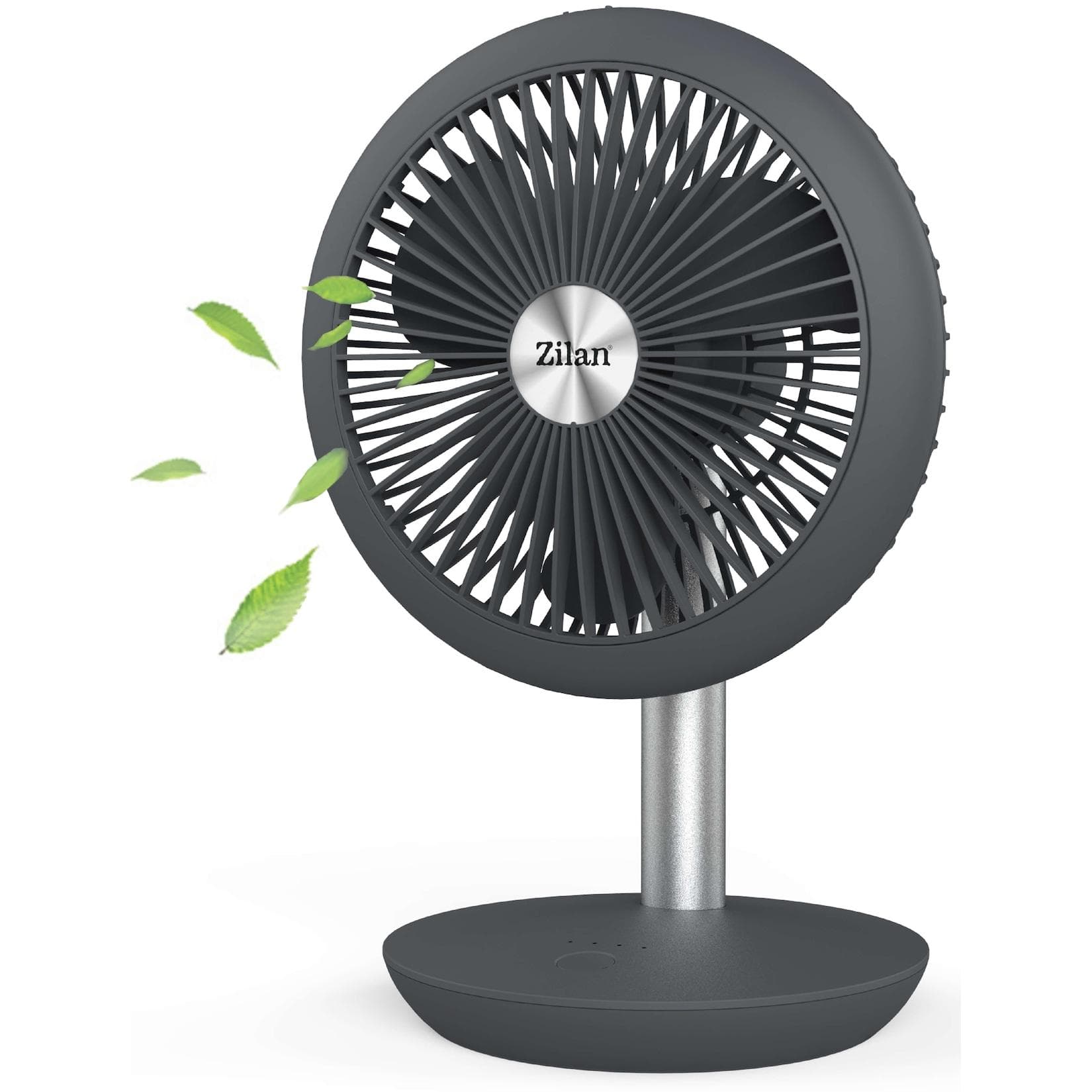 Zilan Akku Tischventilator 4000 mAh 4 Geschwindigkeitsstufen