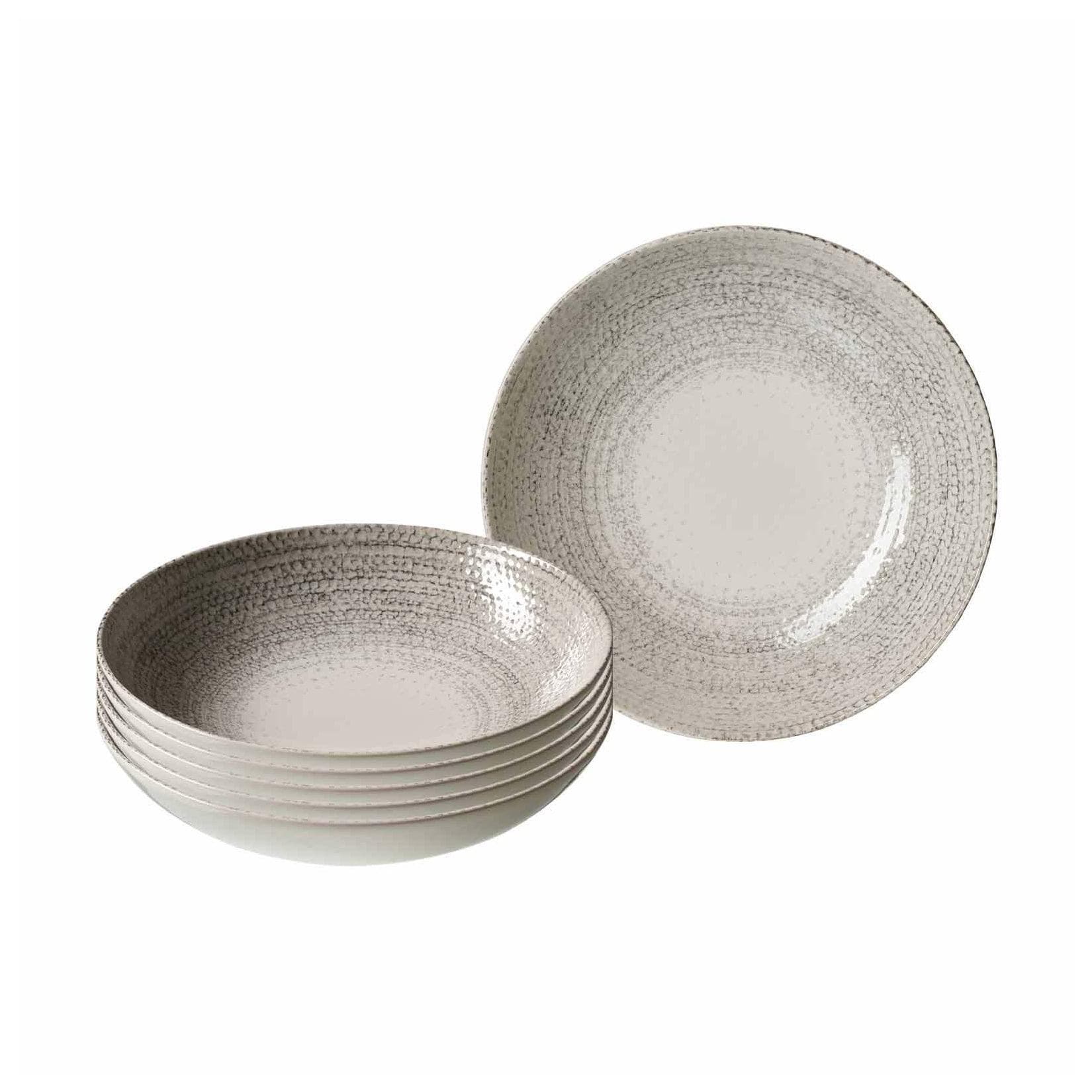 Ritzenhoff & Breker Rimini Suppenteller 21 cm 6er Set Beige/Grau