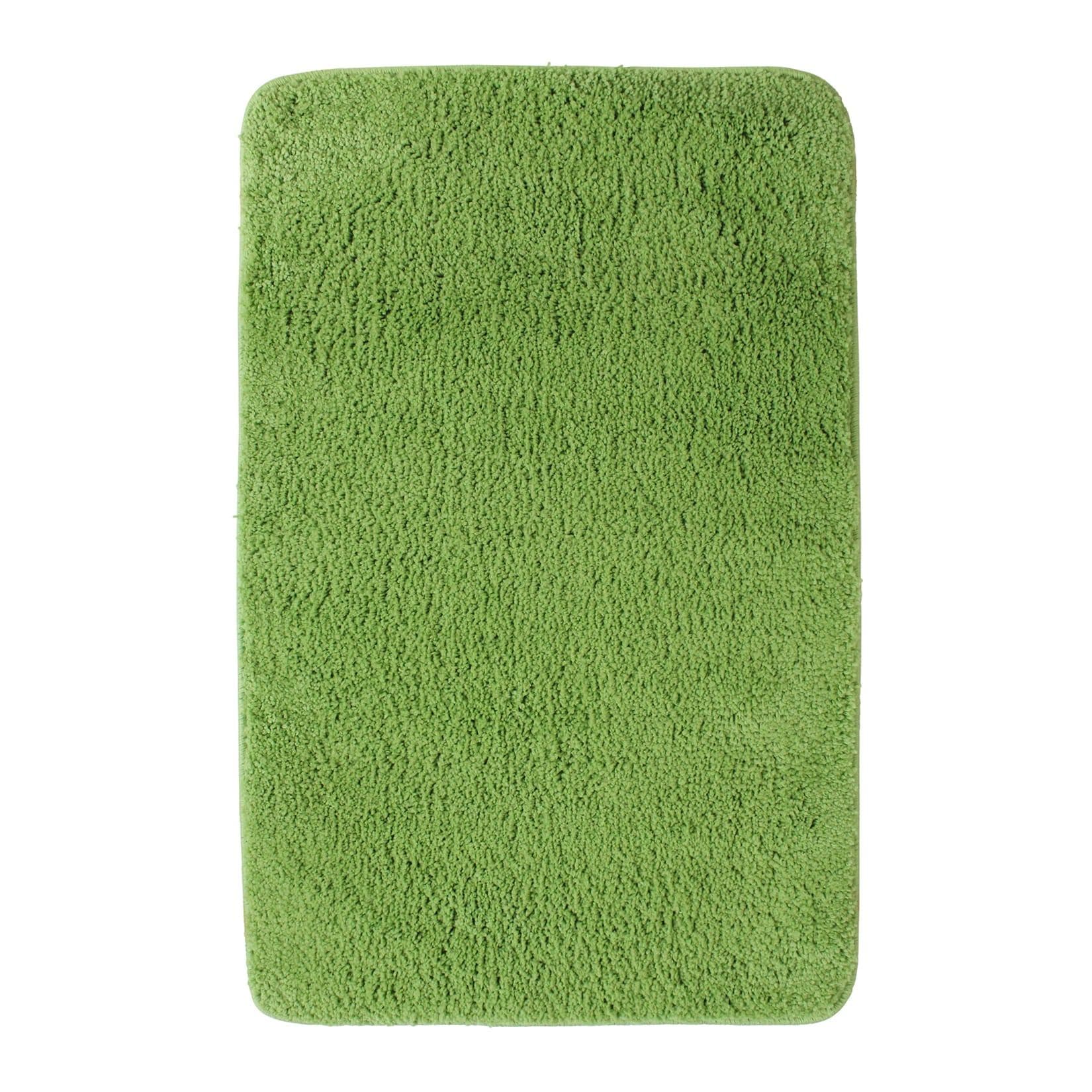 NYVI Badematte NYVISpa Lasalle - Badezimmerteppich Rutschfest, Saugfähig, Schnell Trocknend, Fußbodenheizung geeignet, Waschbar, Weich Farbe:Grün
