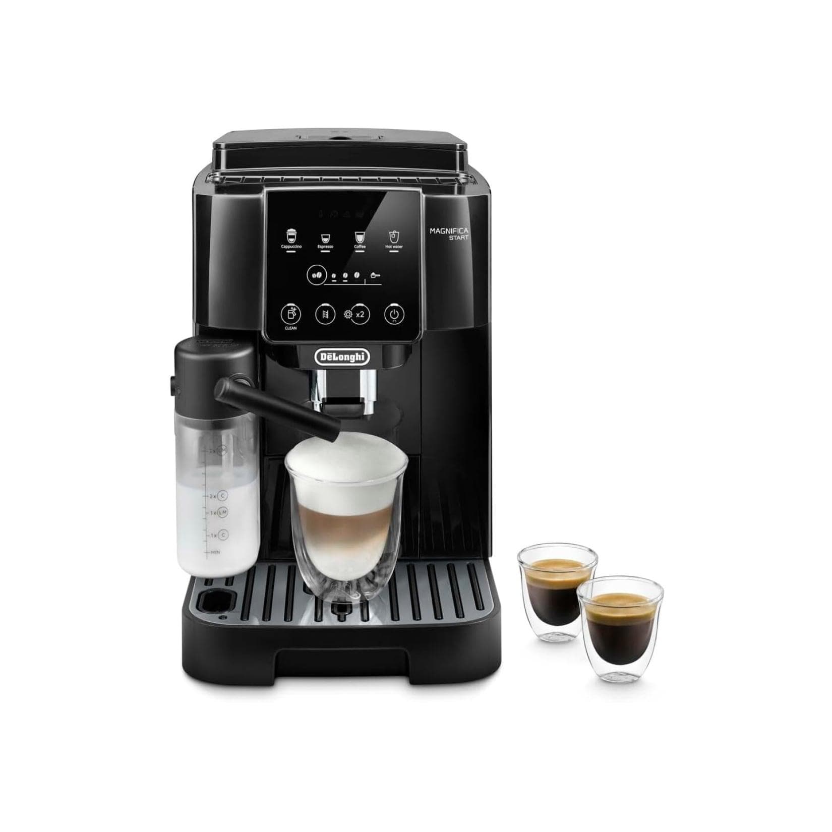 DeLonghi Magnifica Start ECAM 220.60.B Kaffeevollautomat Schwarz mit Dampfdüse