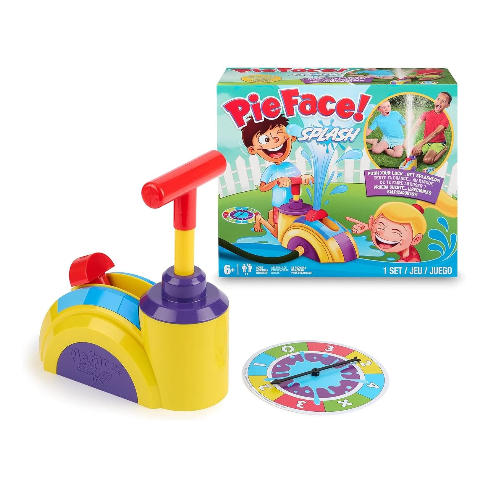 Hasbro Pie Face! Splash - Wasserspielzeug Wassersprinkler