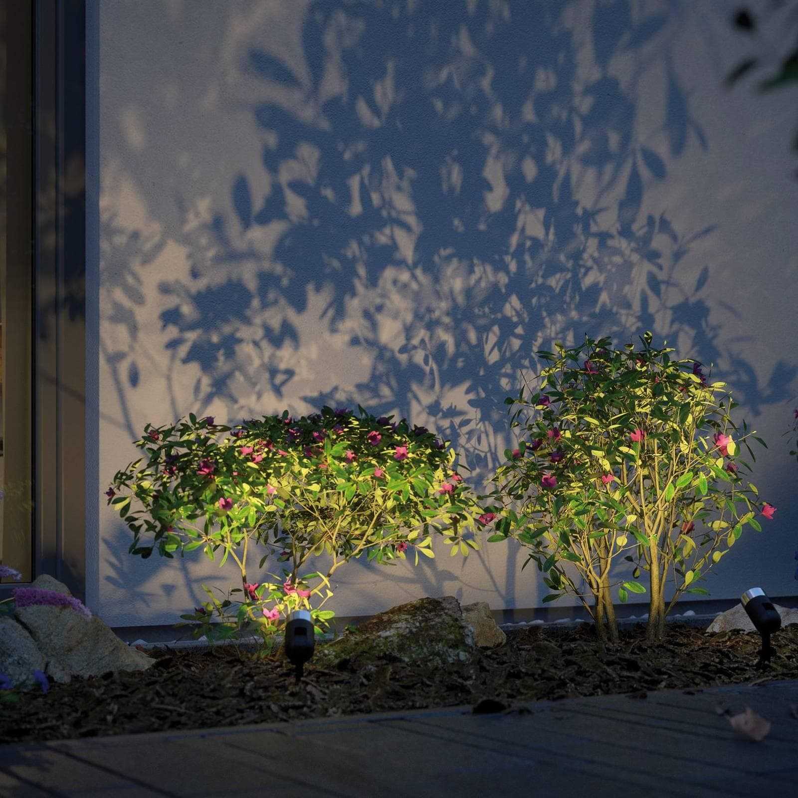 Paulmann LED Gartenstrahler Plug & Shine RGBW ZigBee Warmweiß