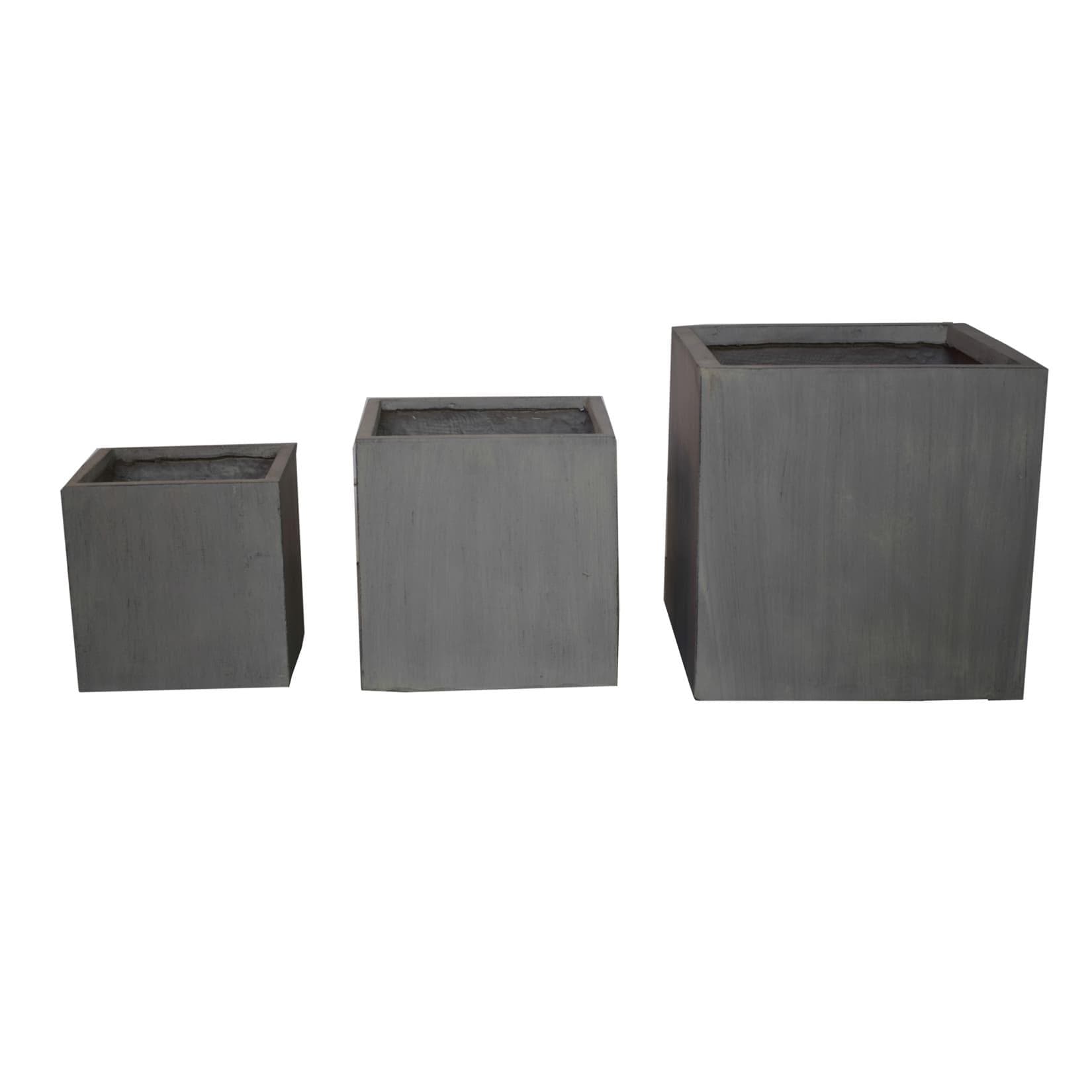 Jet-Line 3er-Set Blumenkübel Themse UV-beständig